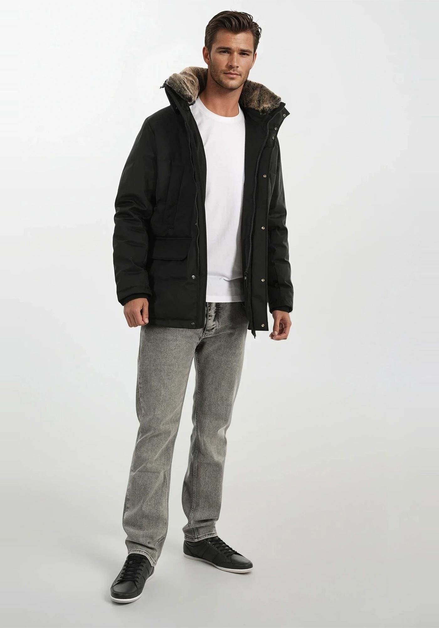 Alessandro Salvarini Winterjacke »A. Salvarini warme Herren Winterjacke wasserabweisend AS456«
