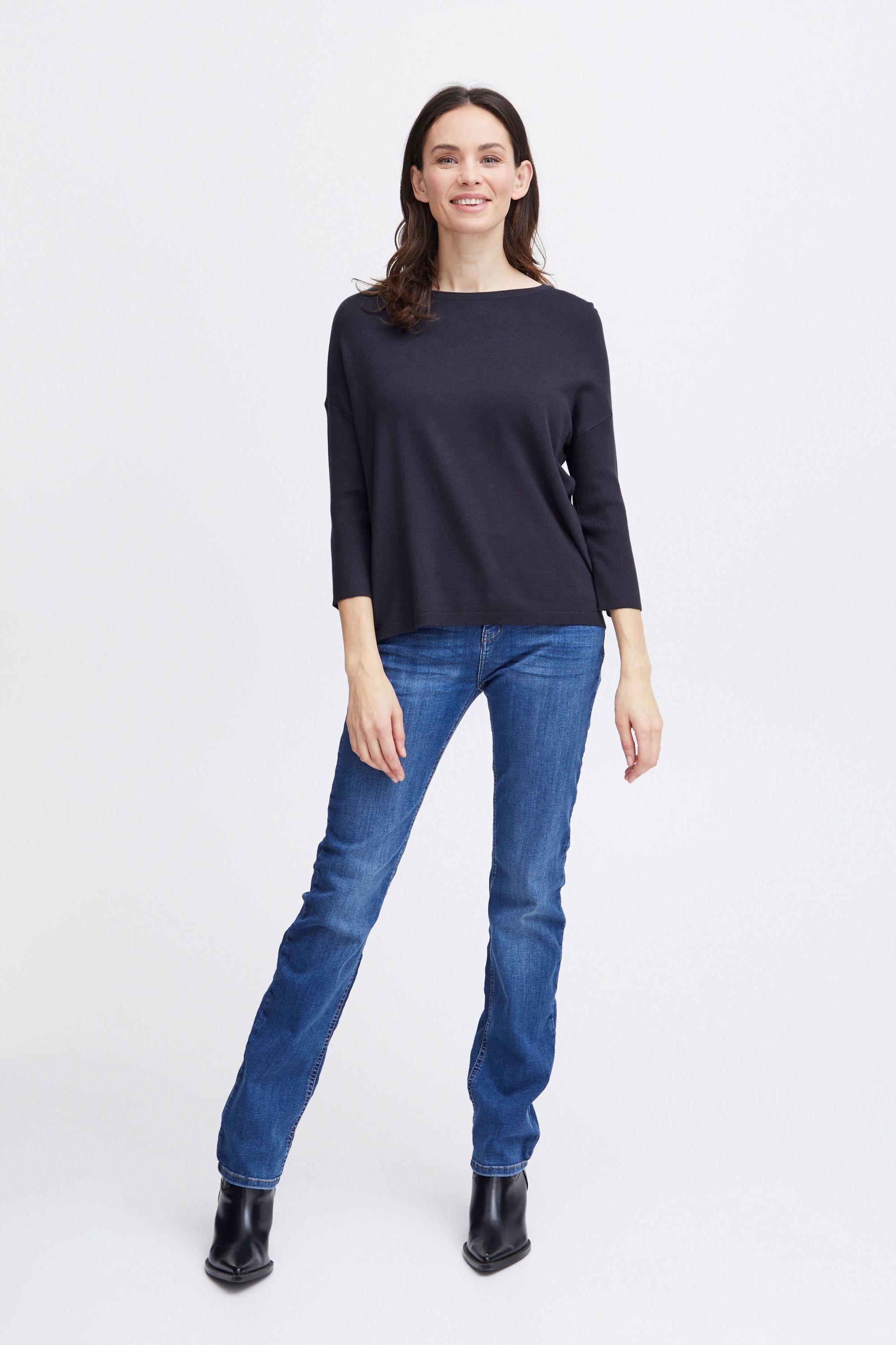 fransa Strickfleece-Pullover »Strickpullover FRBlume«