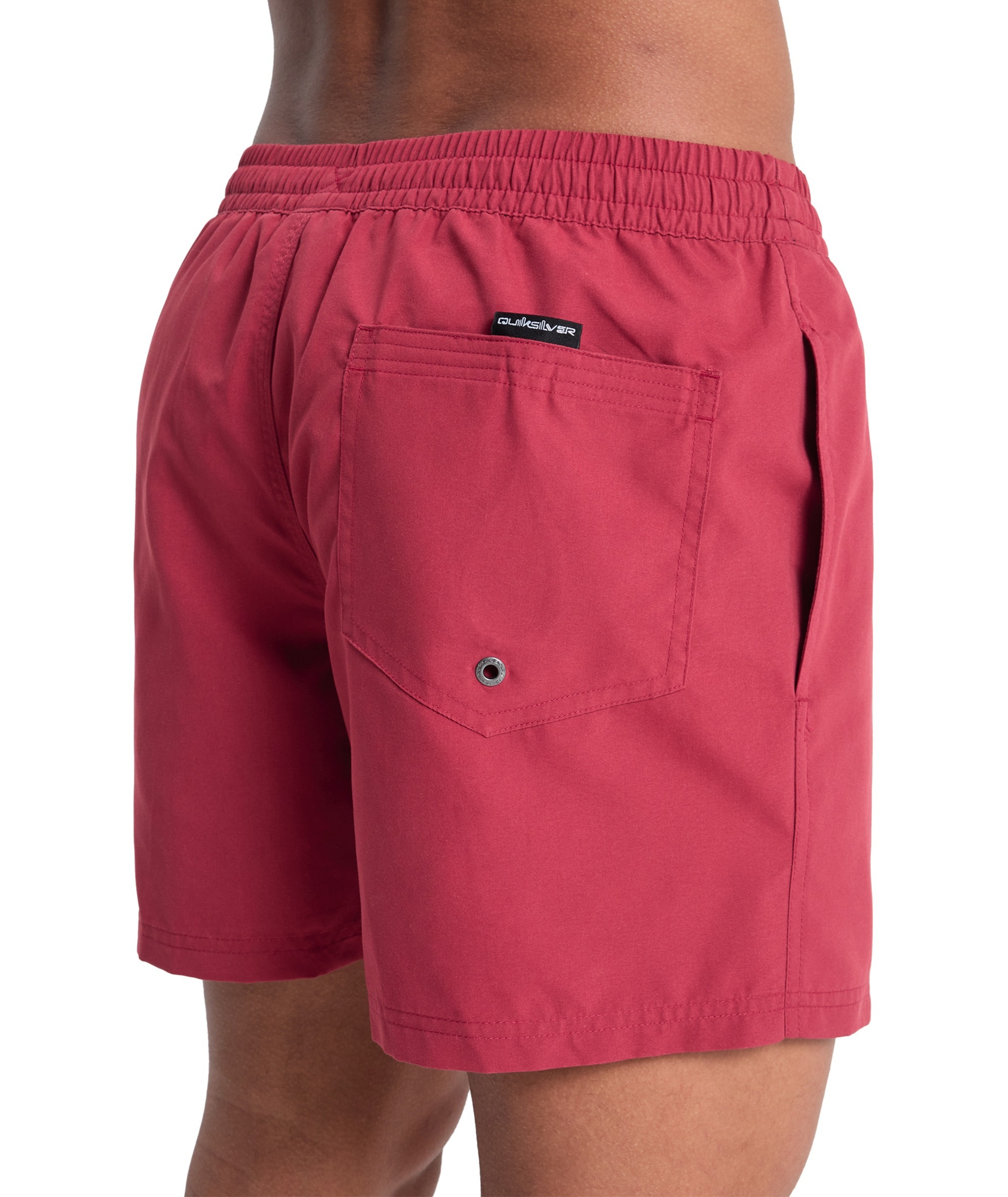 Quiksilver Badeshorts »EVERYDAY VOLLEY 15« unifarbene Optik, mit kontrastfarbenen Details, Straight-Leg-Passform