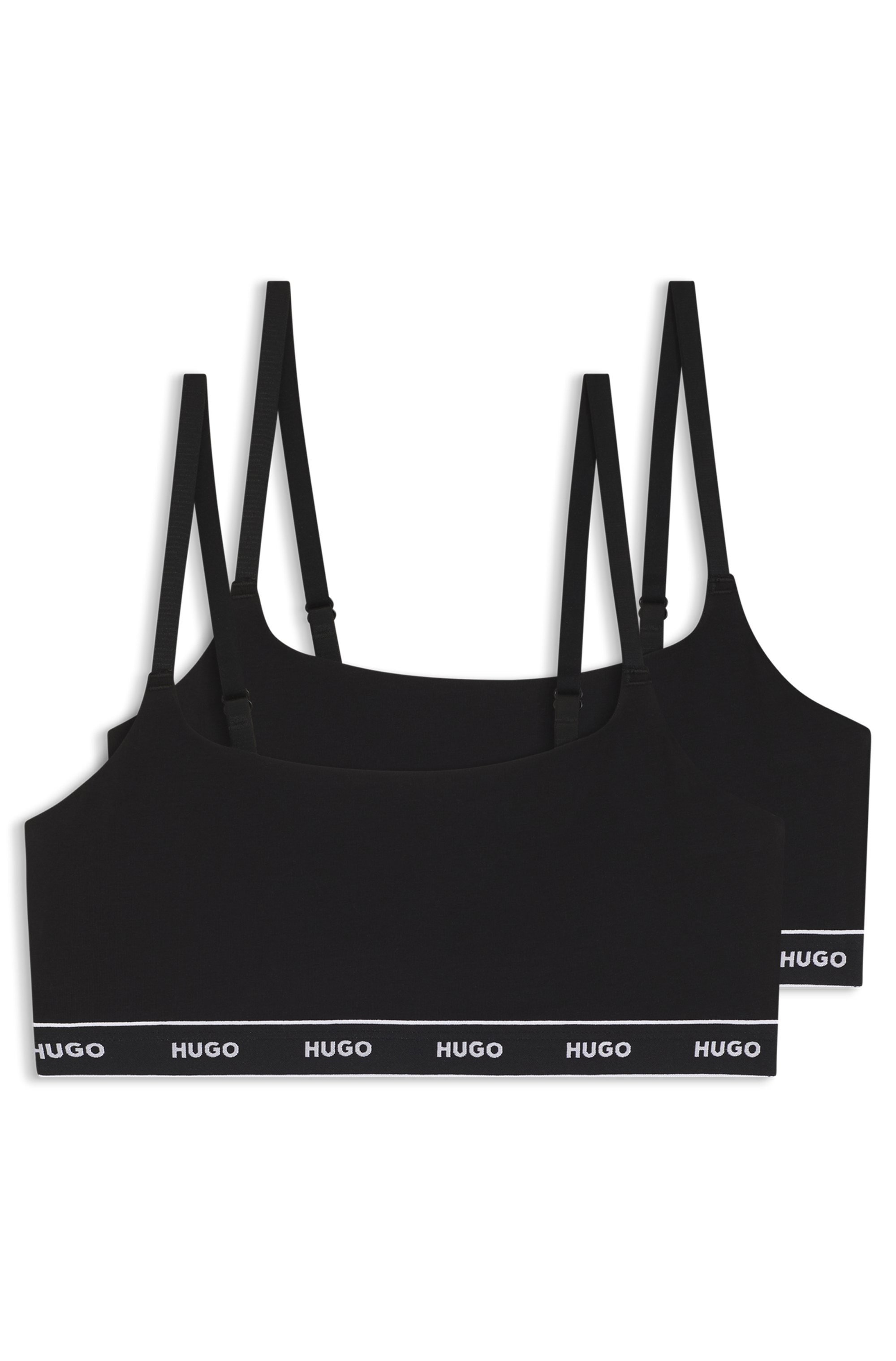 HUGO Underwear Bralette »TWIN BRALETTE DESIGN« 2 ohne Verschluss, ohne Polsterung