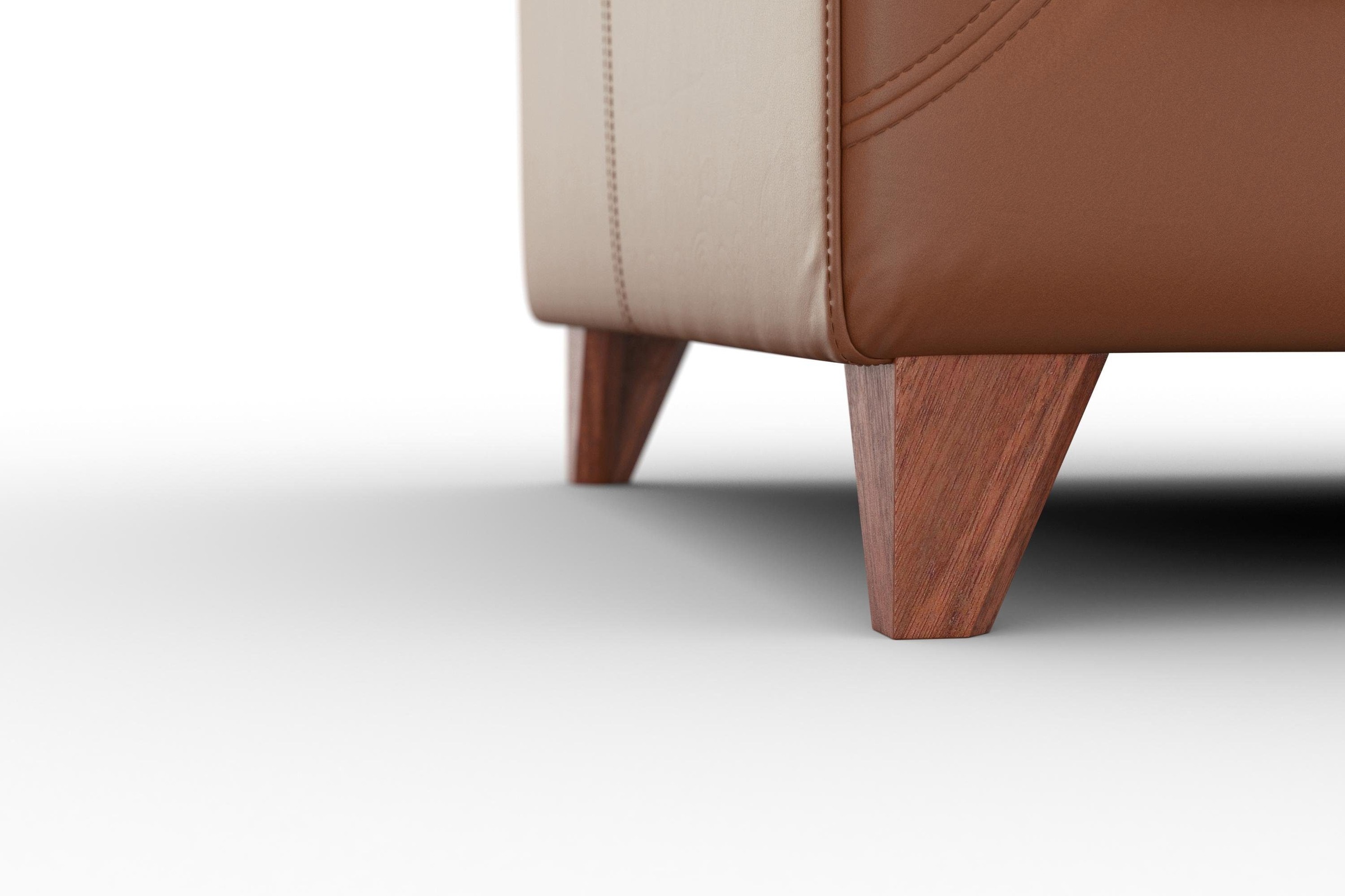 machalke® 2,5-Sitzer »amadeo«, Ledersofa mit geschwungenen Armlehnen, Breite 180 cm
