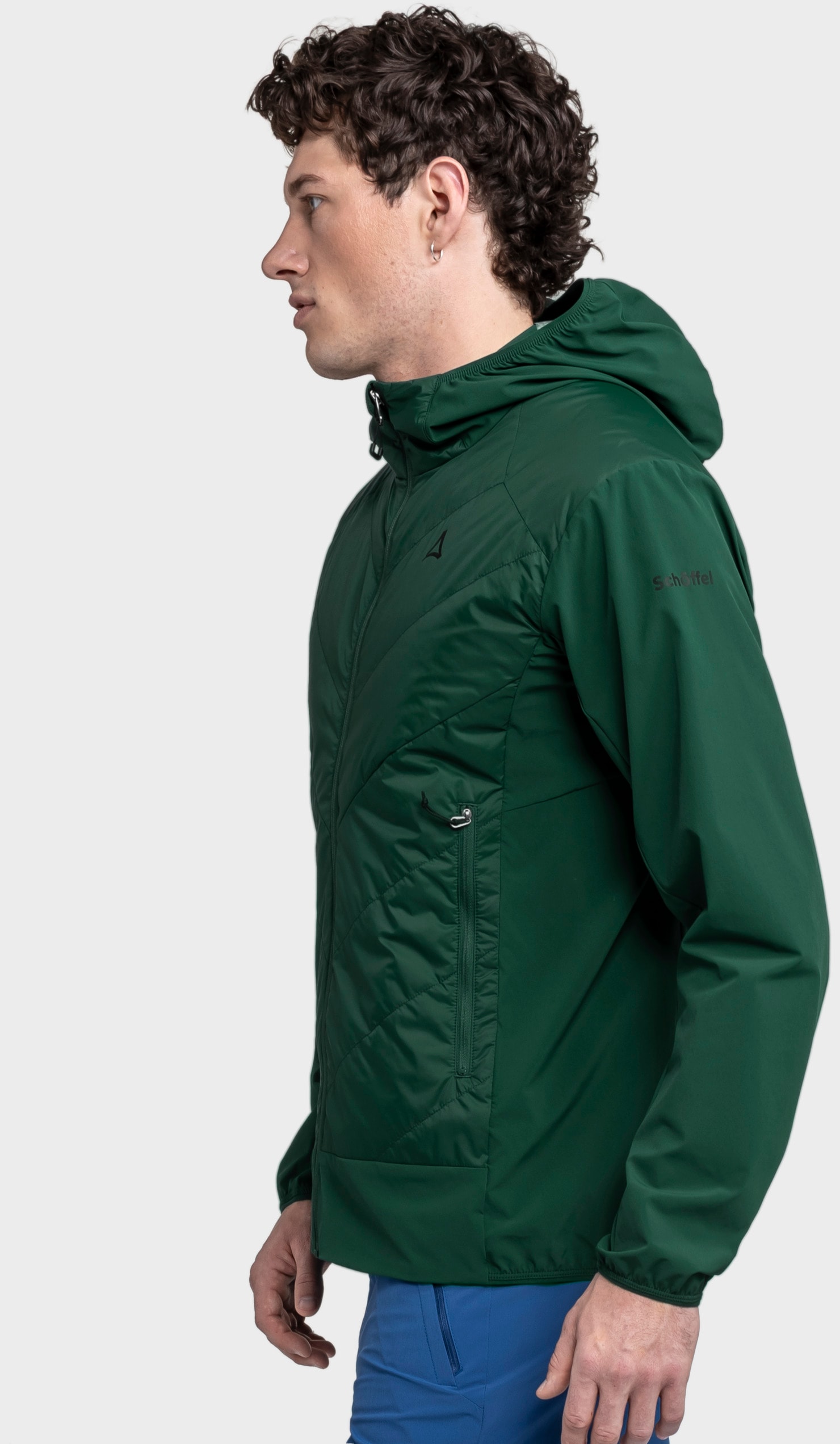 Schöffel Funktionsjacke »Hybrid Jk Style Blaueis MNS« mit Kapuze