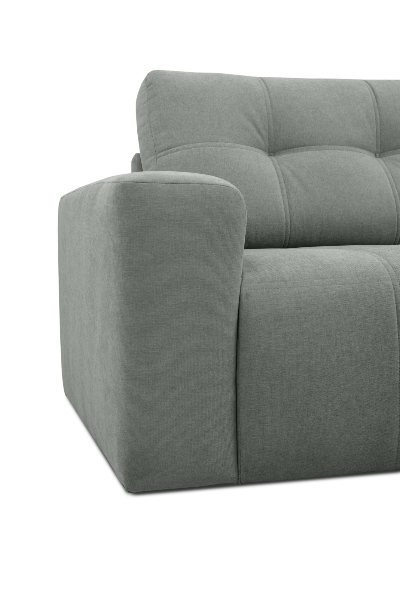 Home affaire Ecksofa »Turnon, Lounge-sofa, Breite 221 cm«, Chenille, mit Knopf- und Doppelsteppung, elegantes Aussehen