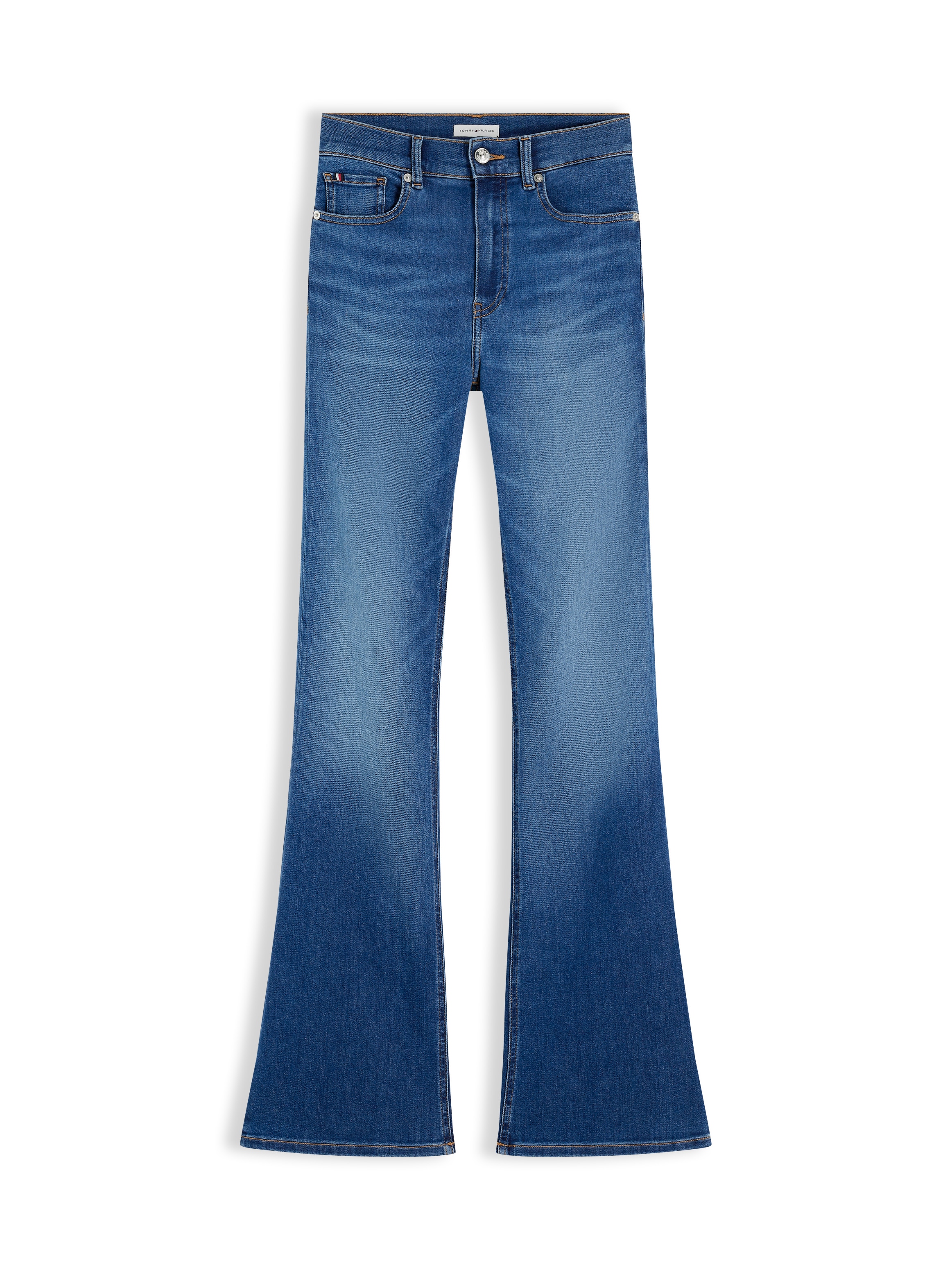 Tommy Hilfiger »FLARE KATY RW« Baumwollmischung, Stretch, in ausgestellter Form