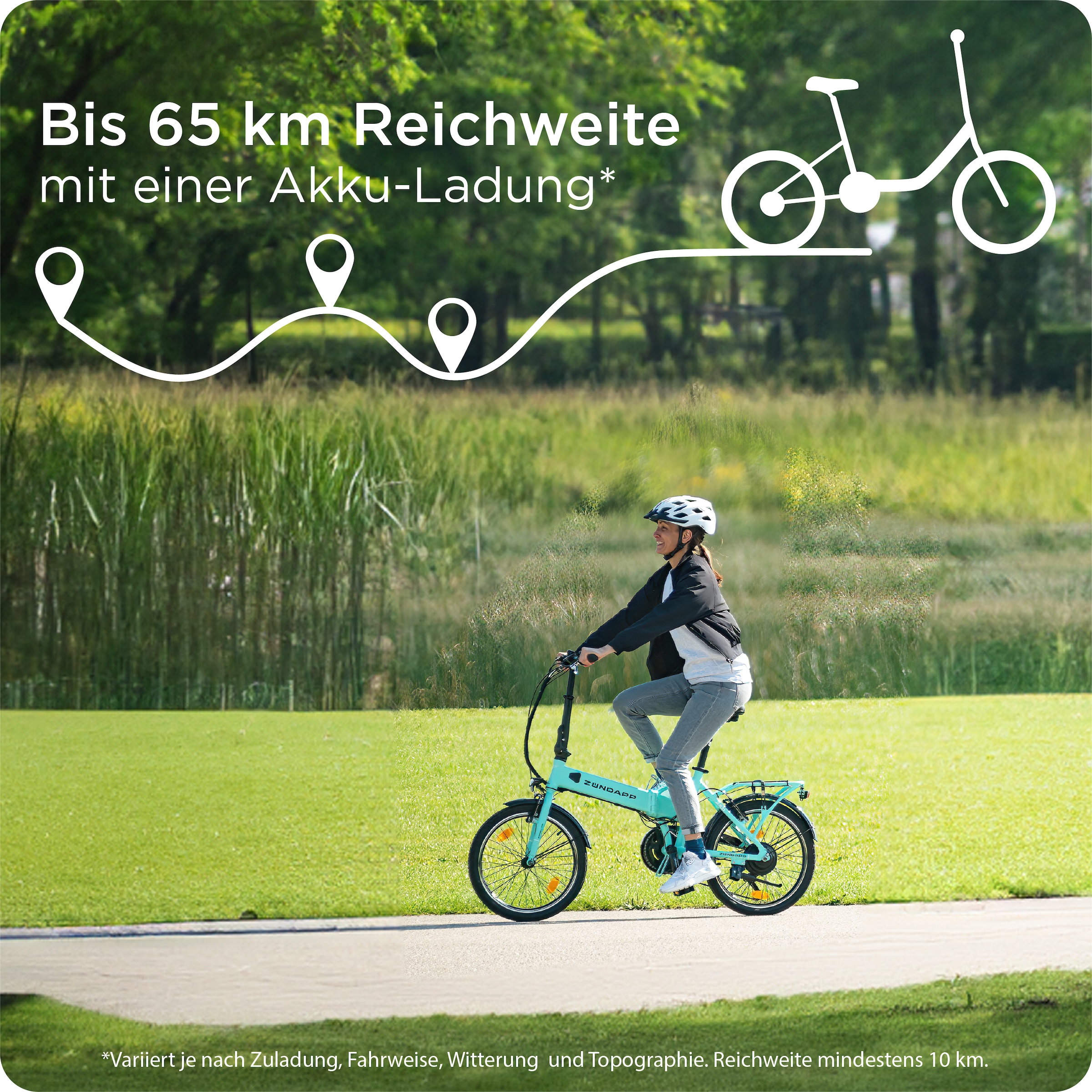 Zündapp »Z101« 6 Gang Shimano Tourney Schaltwerk Kettenschaltung Heckmotor 250 W Pedelec, Elektrofahrrad für Damen u. Herren