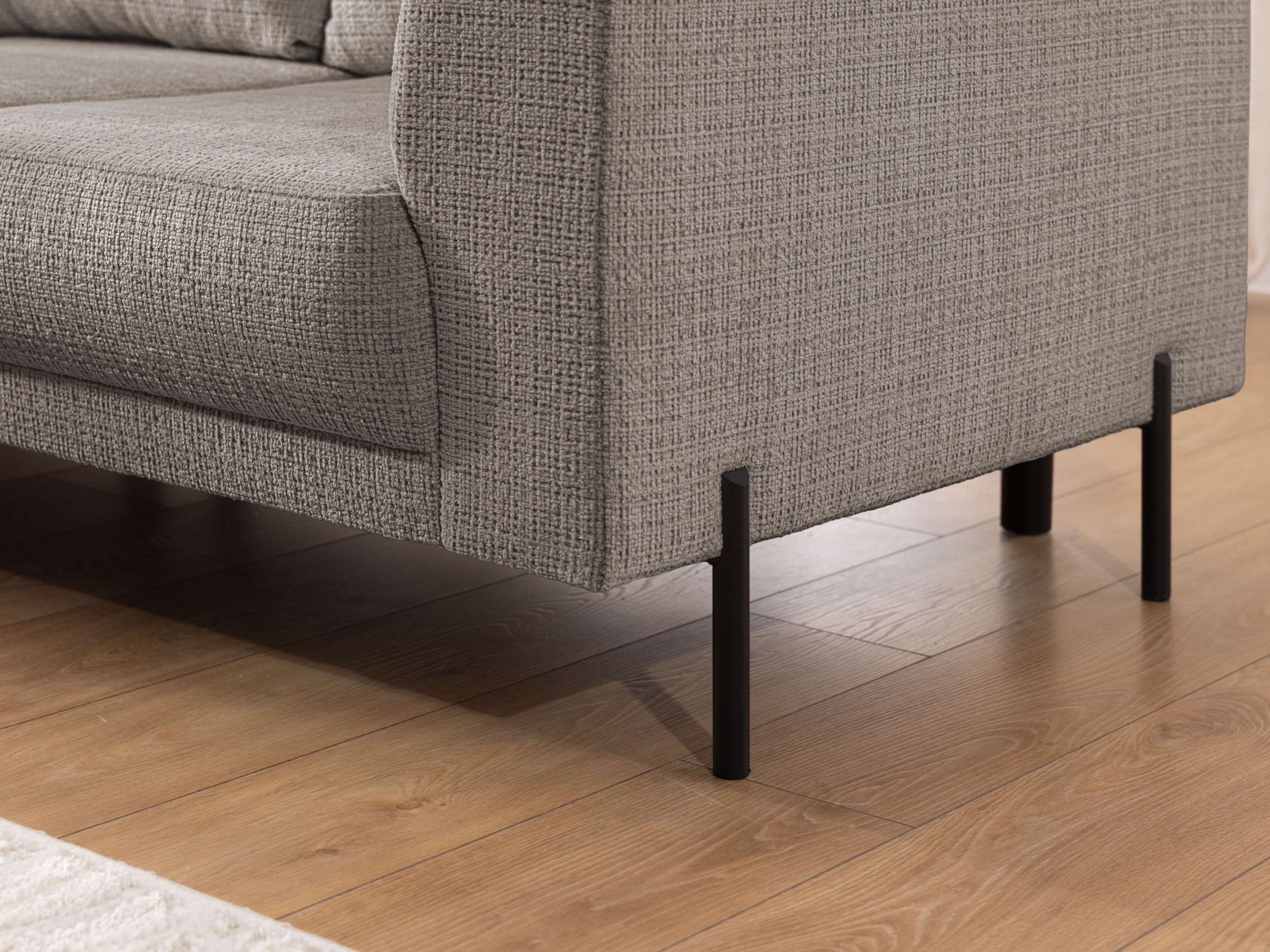 Home affaire Ecksofa »NELLIA L-Form mit Ottomane rechts oder links bestellbar, Breite 231 cm«