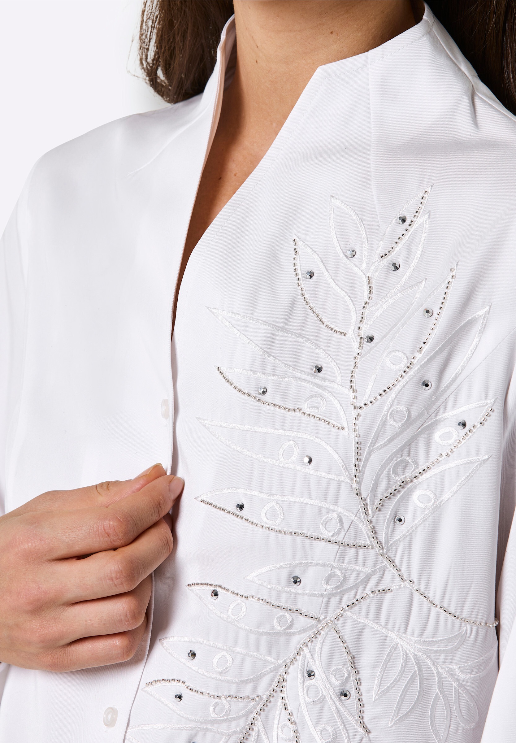 creation L Klassische Bluse »Modal-Bluse Langarm-Bluse«