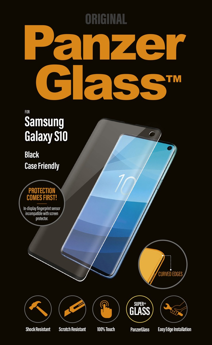 Schutzglas »Samsung Galaxy S10, Casefriendly«