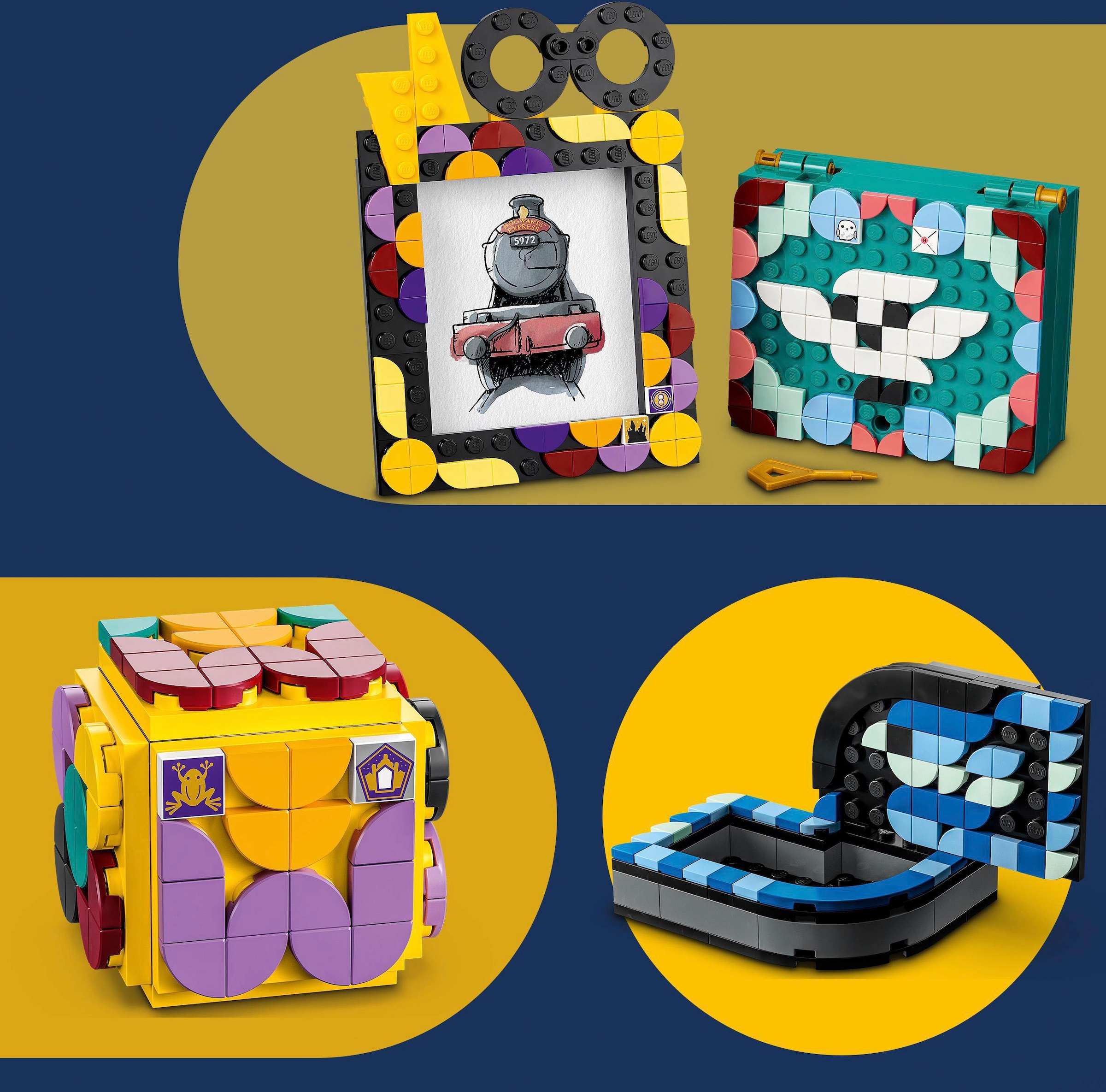 LEGO® Konstruktionsspielsteine »Hogwarts Schreibtisch-Set (41811), LEGO® DOTS«, (856 St.), Harry Potter
