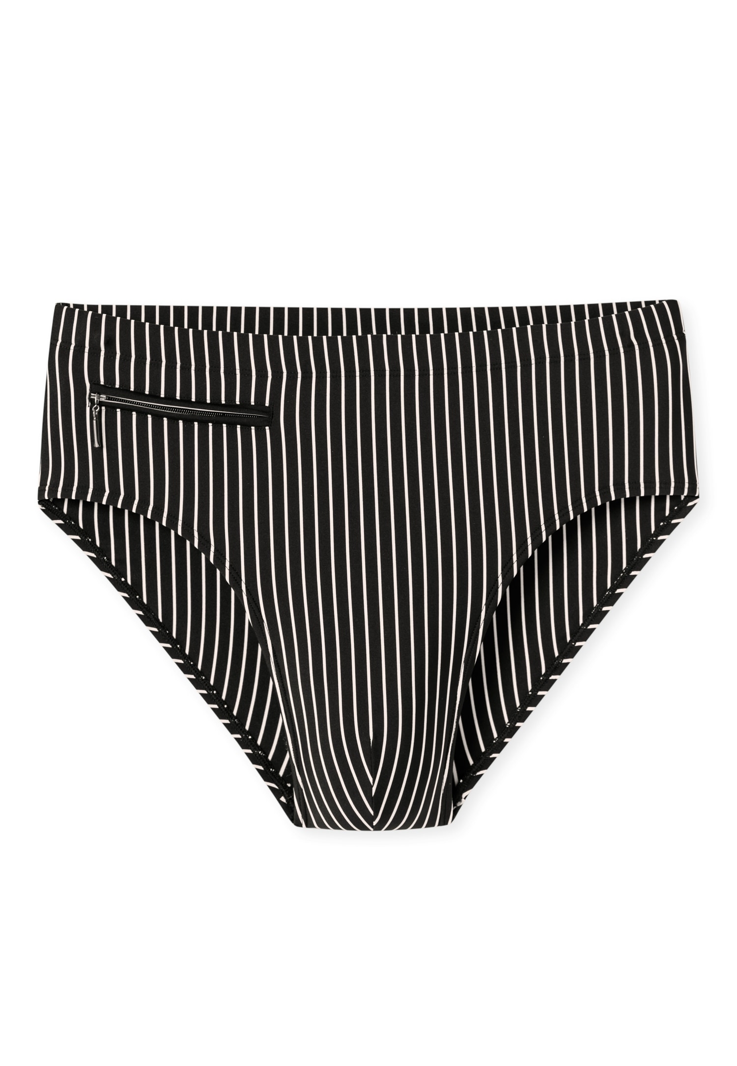 Schiesser Badeslip »Aqua« mit kleiner RV-Tasche, Bindekordel am Bund, gestreift