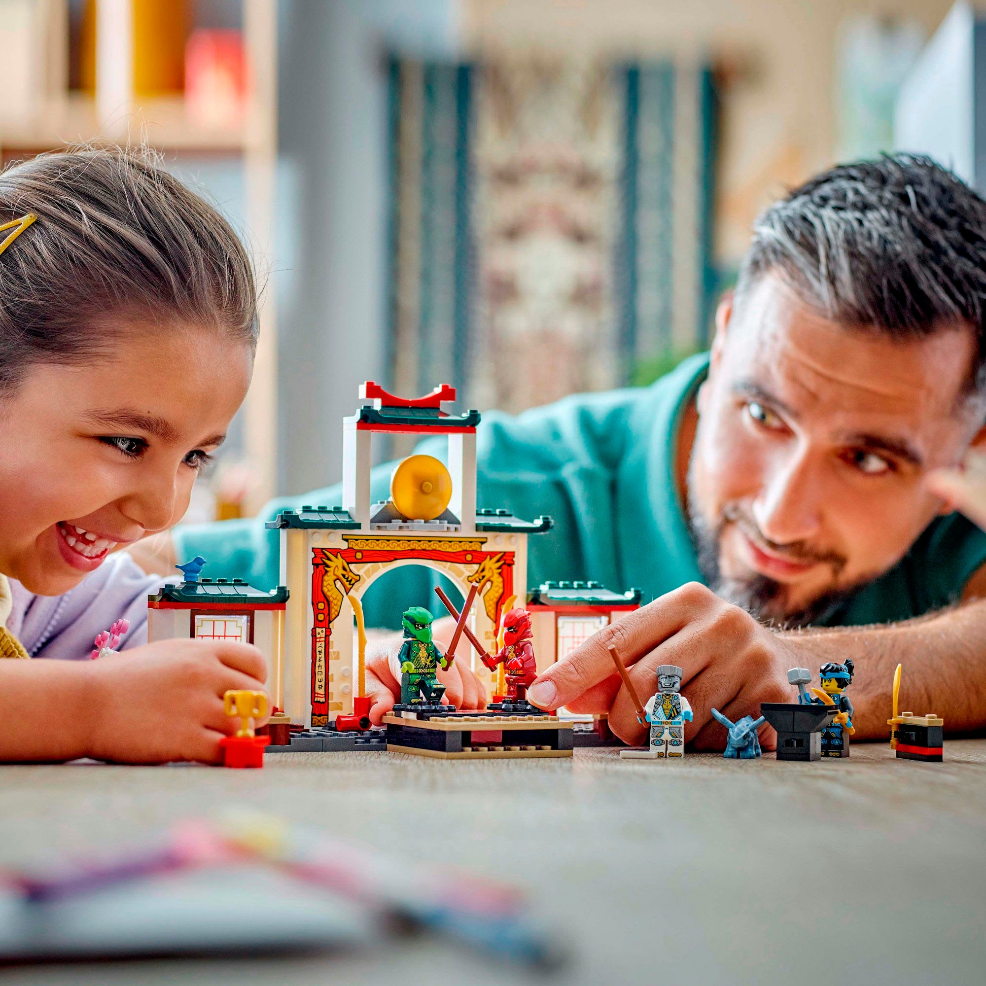 LEGO® Konstruktionsspielsteine »Spinjitzu-Tempel der Ninja (71831), LEGO Ninjago«, (158 St.), Made in Europe