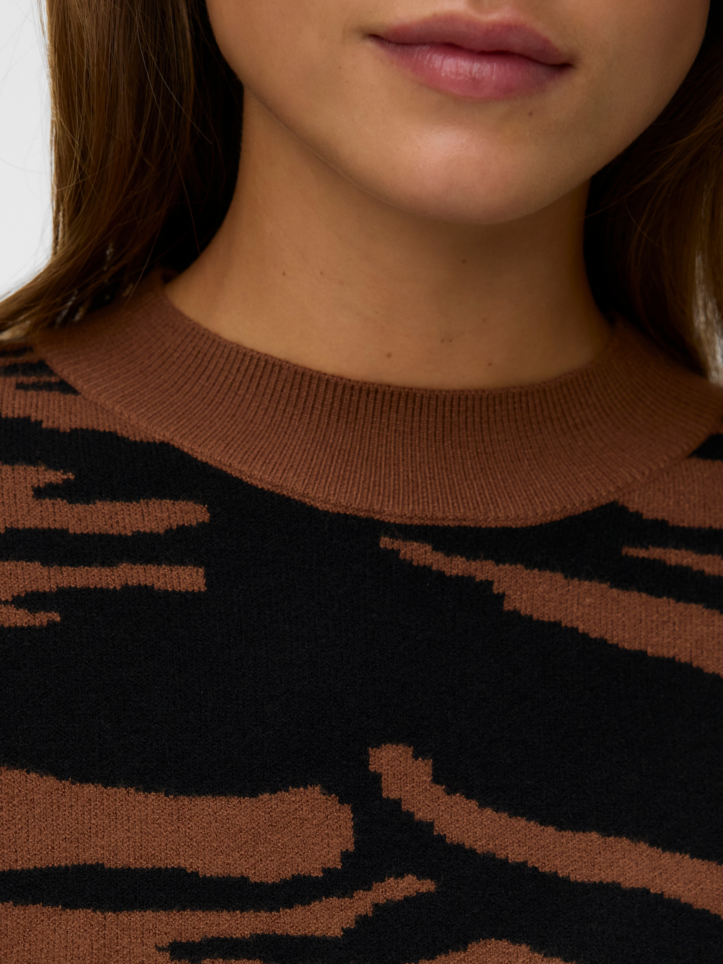 Vero Moda Strickpullover »VMNANCY LS O-NECK PULLOVER BOO«