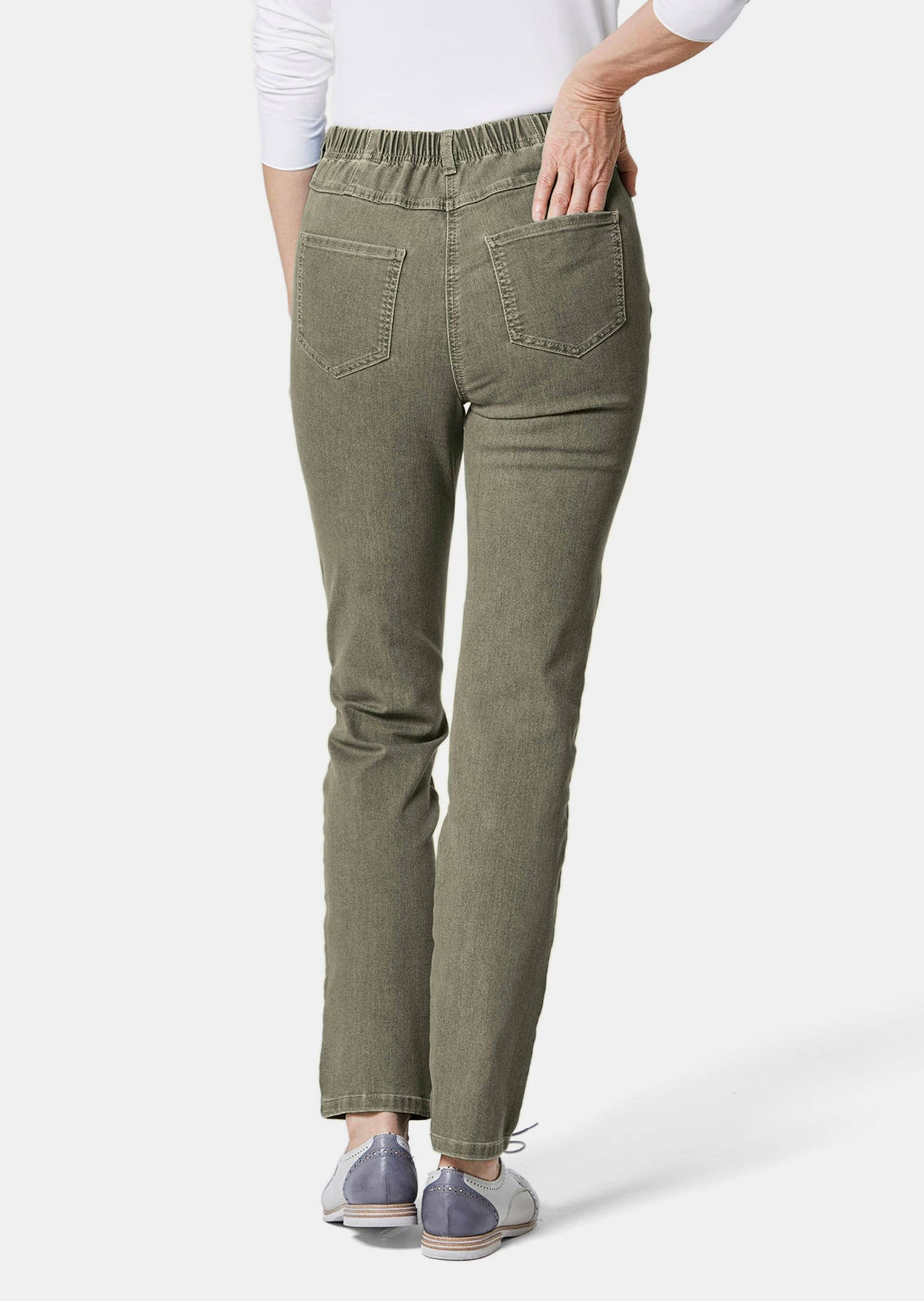 GOLDNER Regular-fit-Jeans »Damen Jeans Slim Fit LOUISA mit Stretch-Anteil«