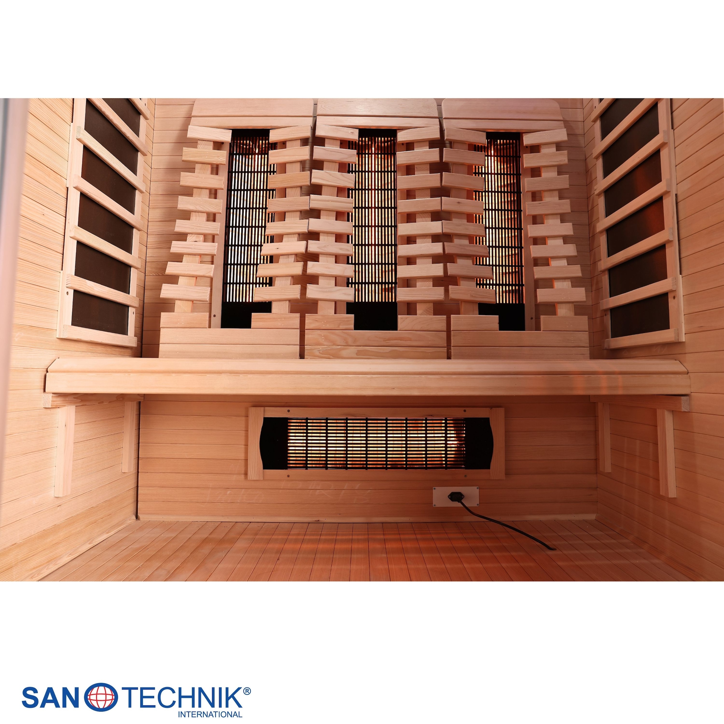 Sanotechnik Infrarotkabine »Infrarotkabine OPEN« 3 Pers; 150x120x200cm; 6 Vollspektrumstrahler, 3 Carbonheizplatten