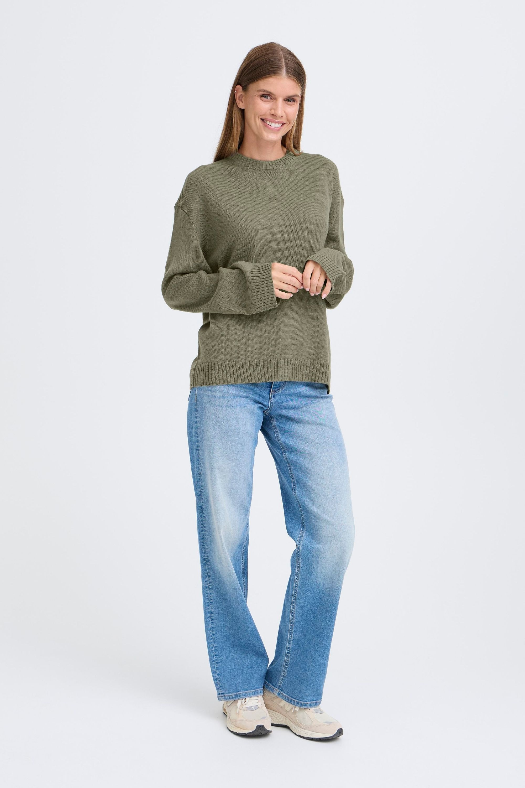 OXMO Strickfleece-Pullover »Strickpullover OXISAMSON«