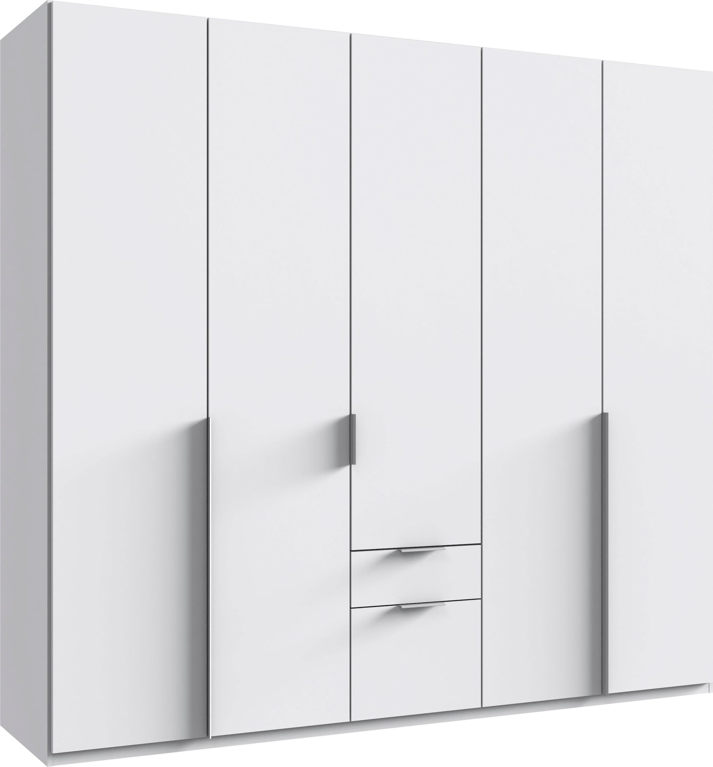 Wimex Drehtürenschrank »Mugano« mit langen oder kurzen Griffen aus Metall,  in vielen Breiten, 208 oder 236 cm hoch, Made in Germany