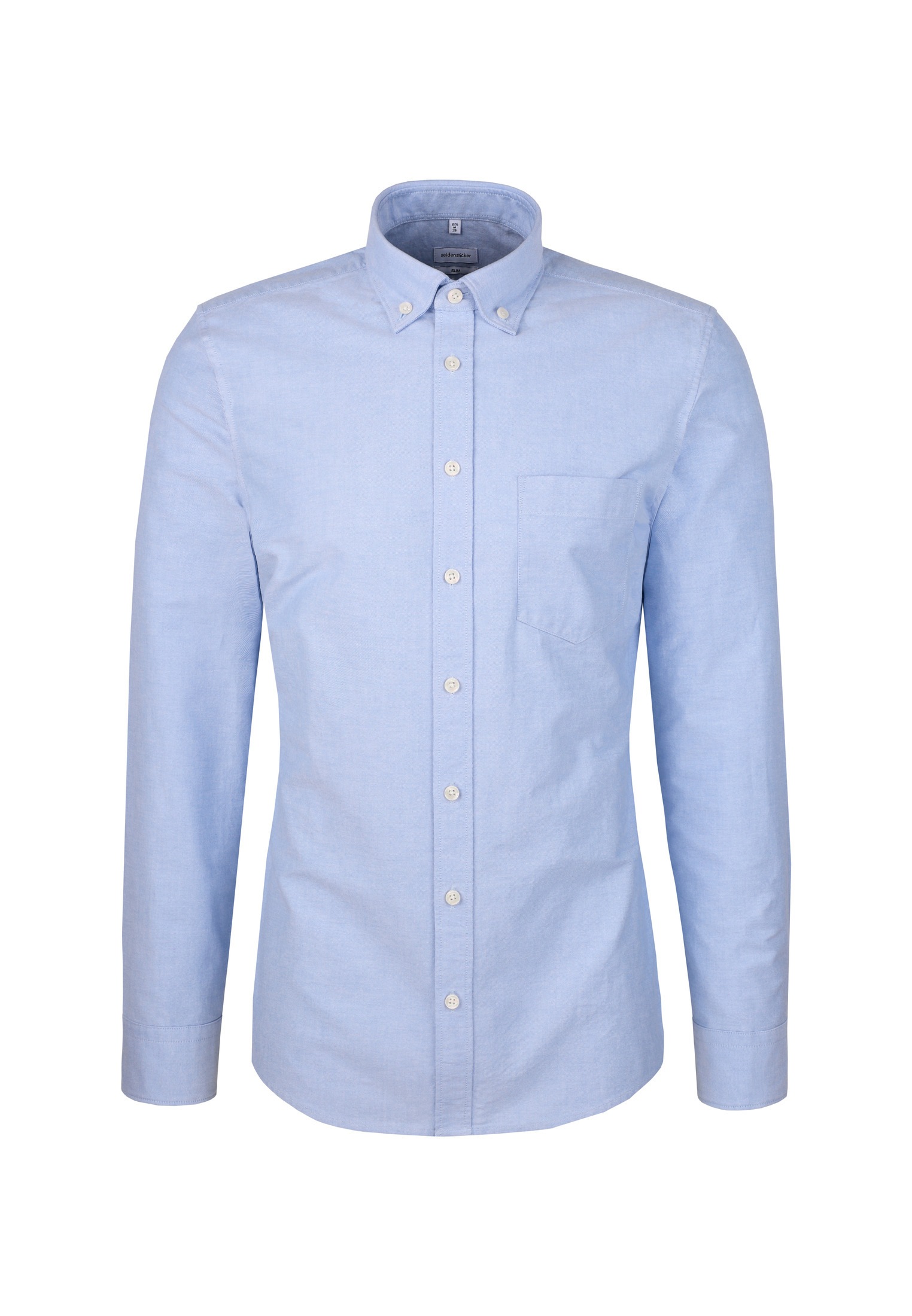 seidensticker Businesshemd, Slim 1/1 Button-Down-Kragen Uni