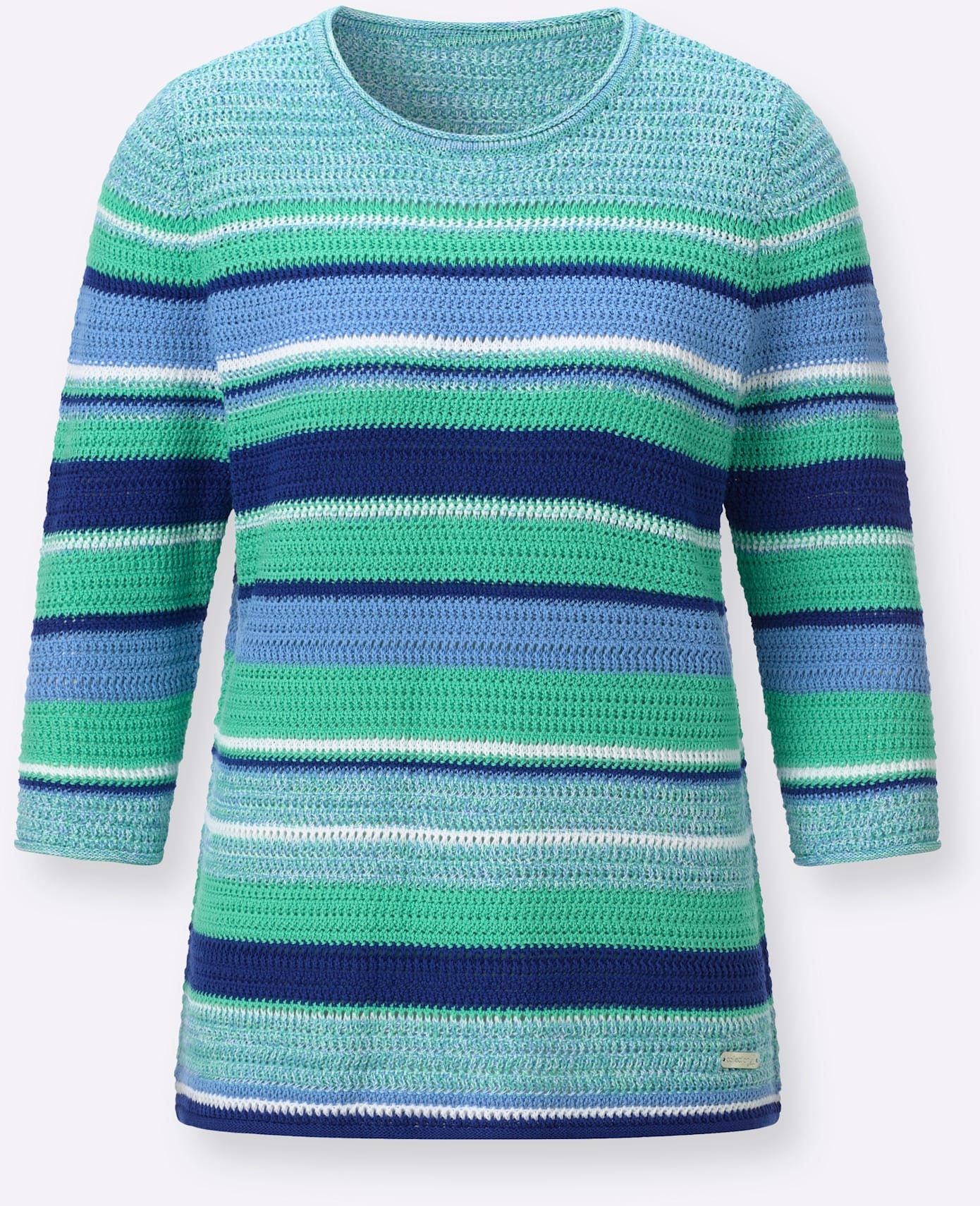 Casual Looks 3/4 Arm-Pullover »Rundhals-Pullover«