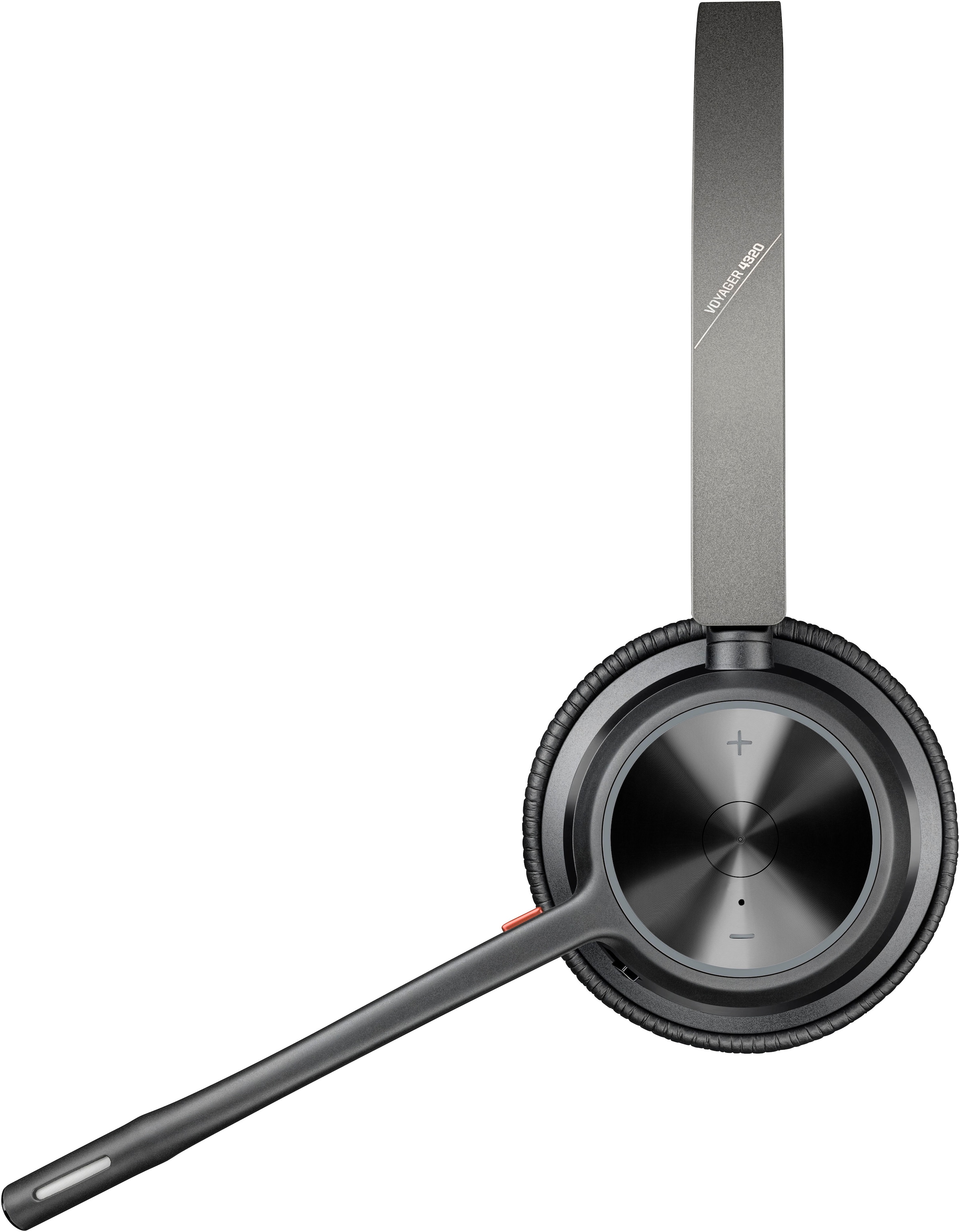 HP Kopfhörer »Poly Voyager 4320 UC Stereo USB-A Headset +BT700 USB-A Adapter +Ladest«, Bluetooth, Freisprechfunktion-Rauschunterdrückung-Sprachsteuerung