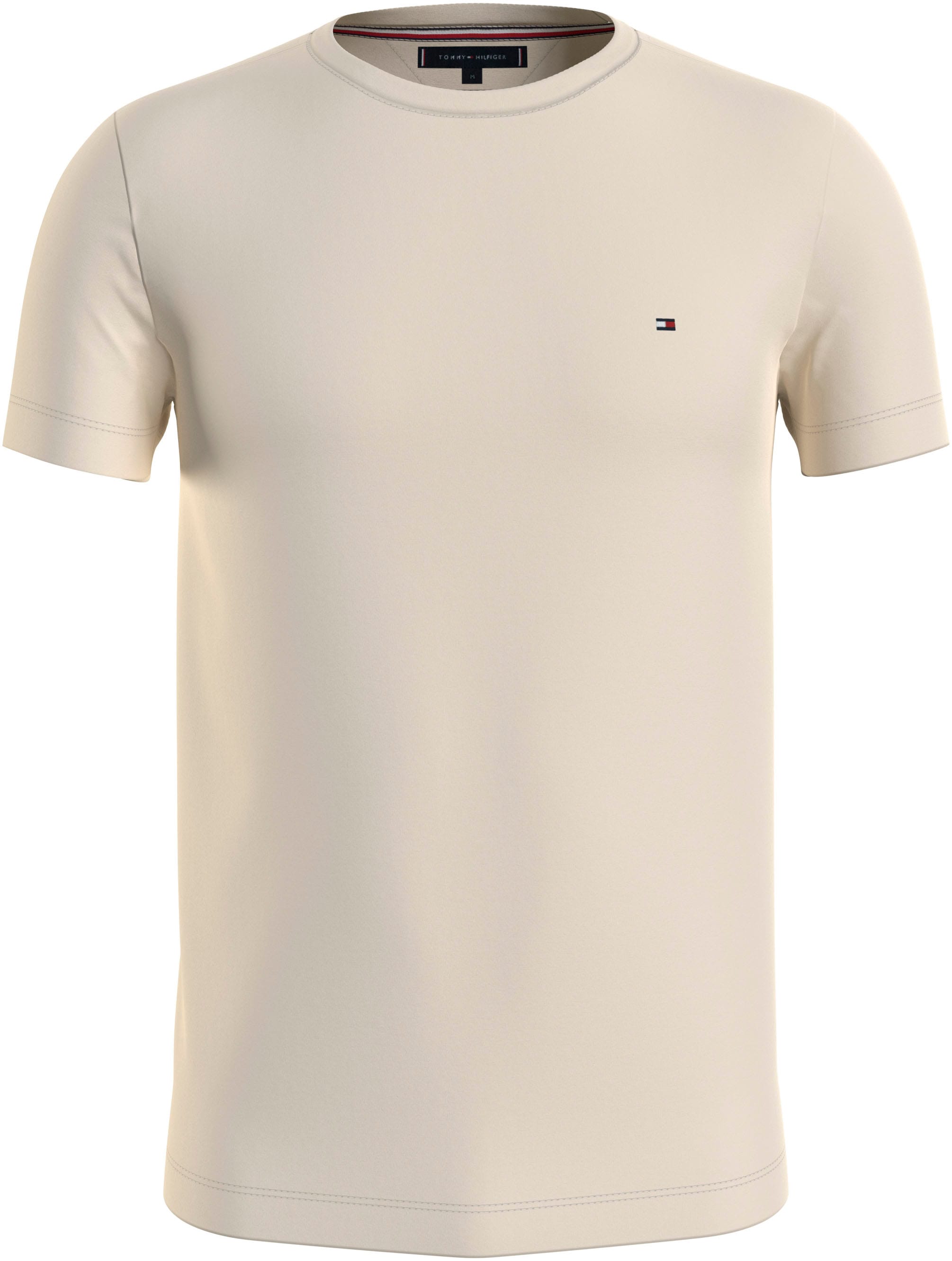 Tommy Hilfiger T-Shirt »STRETCH SLIM FIT TEE«, mit Rundhalsausschnitt