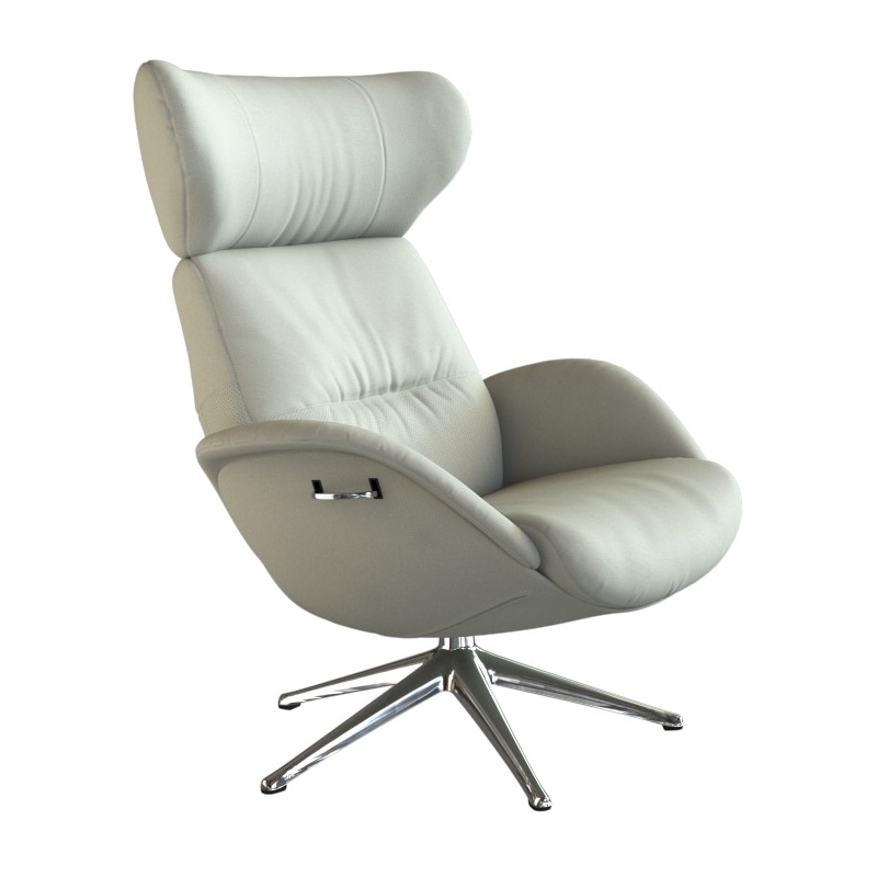 FLEXLUX Relaxsessel »More, Funktionsessel, Polstersessel, Armlehnensessel, TV-Fernsehsessel«, Premium Komfort, Rücken- und Kopfteilverstellung, Drehbar, Fuß Alu