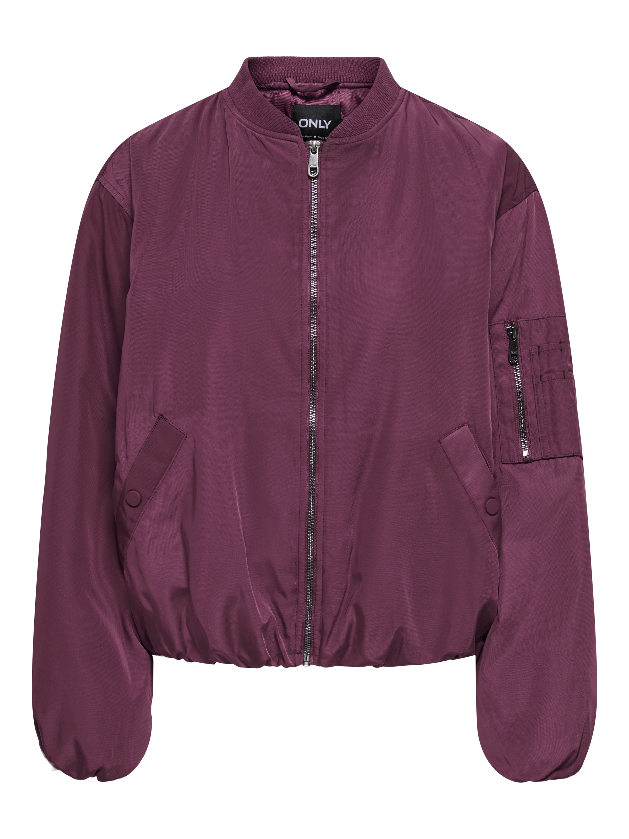 ONLY Bomberjacke »ONLADEL LIFE OVERSIZED BOMBER CC OTW« ohne Kapuze Kunstfaser,