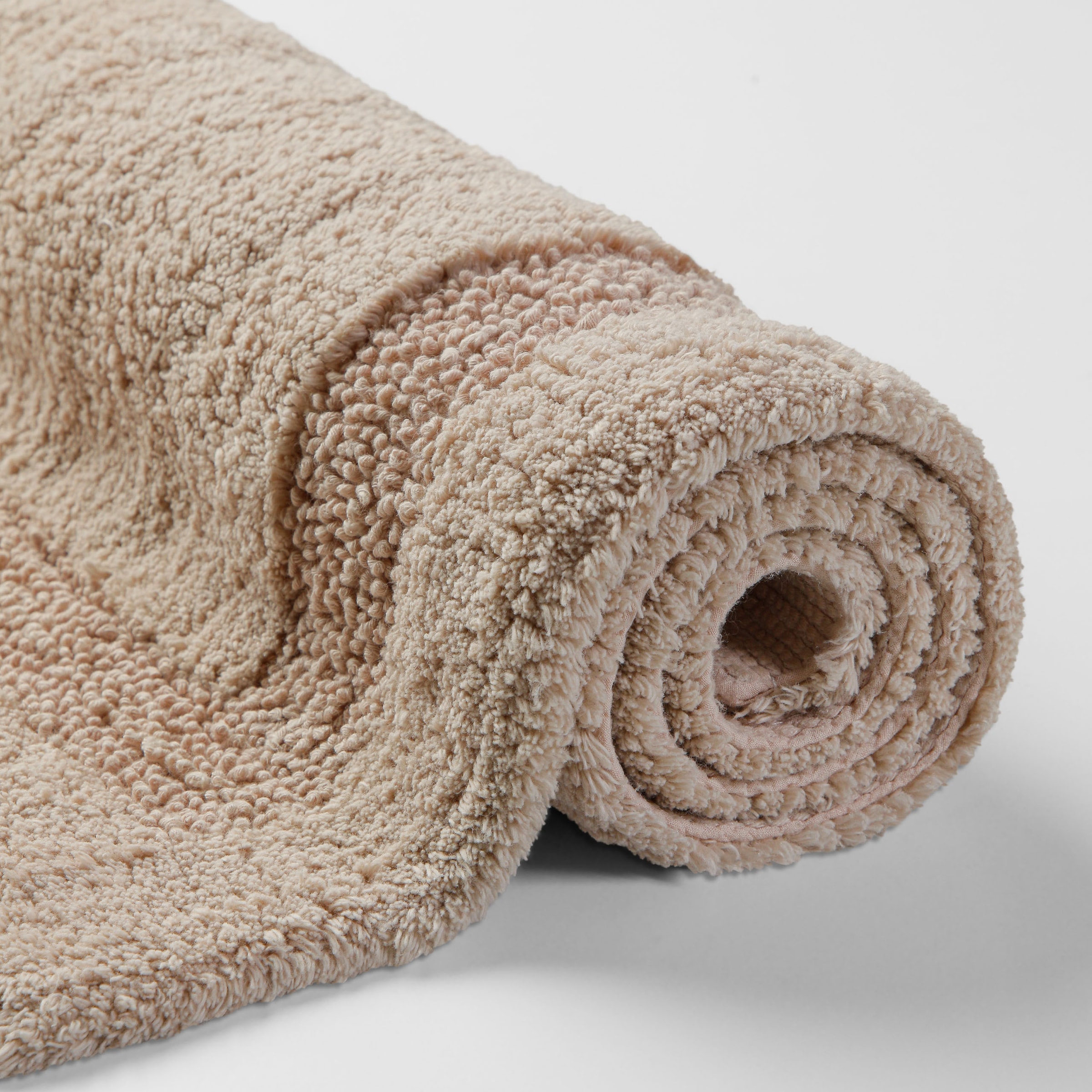 OTTO home Badematte »Meellor« Höhe 20 mm rutschhemmend beschichtet fußbodenheizungsgeeignet Badteppich, getuftet, modern, Uni, antirutsch, flauschig, Baumwolle