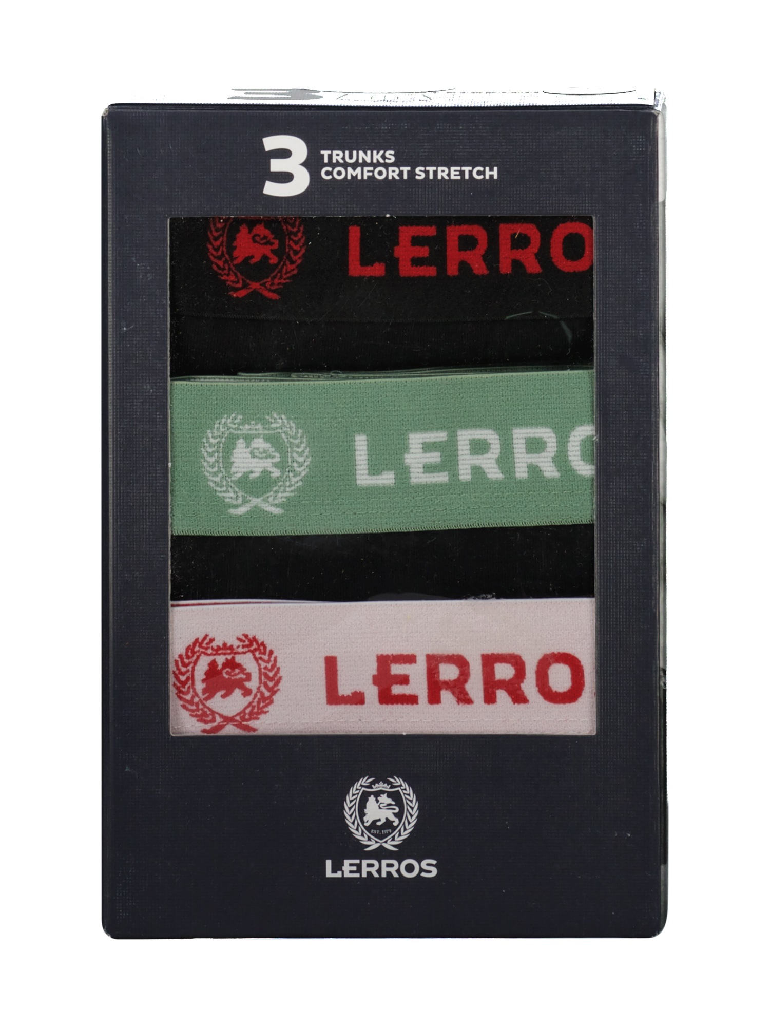 LERROS Boxershorts »Boxershorts 3er Pack Mixed Colours« Unterhosen, Mehrfarbig, Unterwäsche, 3 Stück, Baumwoll-Elasthan-Mix