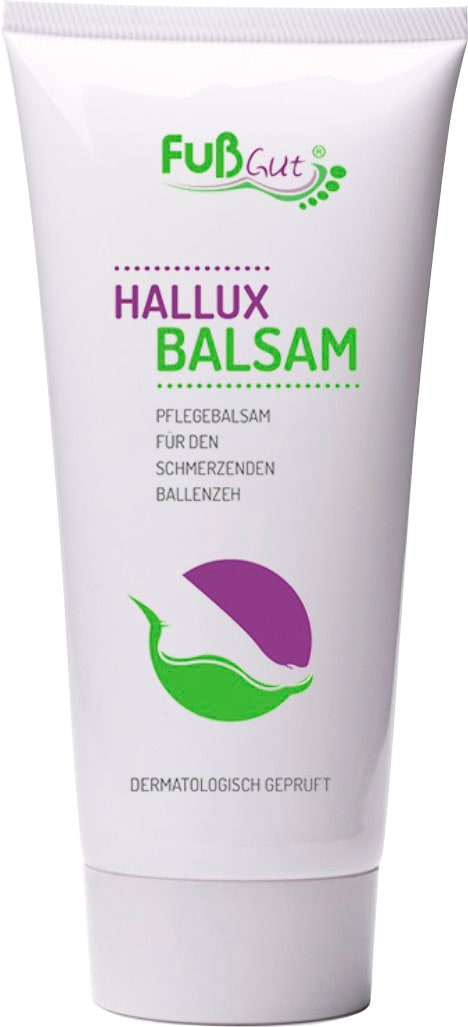 Fußgut Fußcreme »Hallux Balsam mit natürlichen Inhaltsstoffen, pflegt und erfrischt«, wirkt...