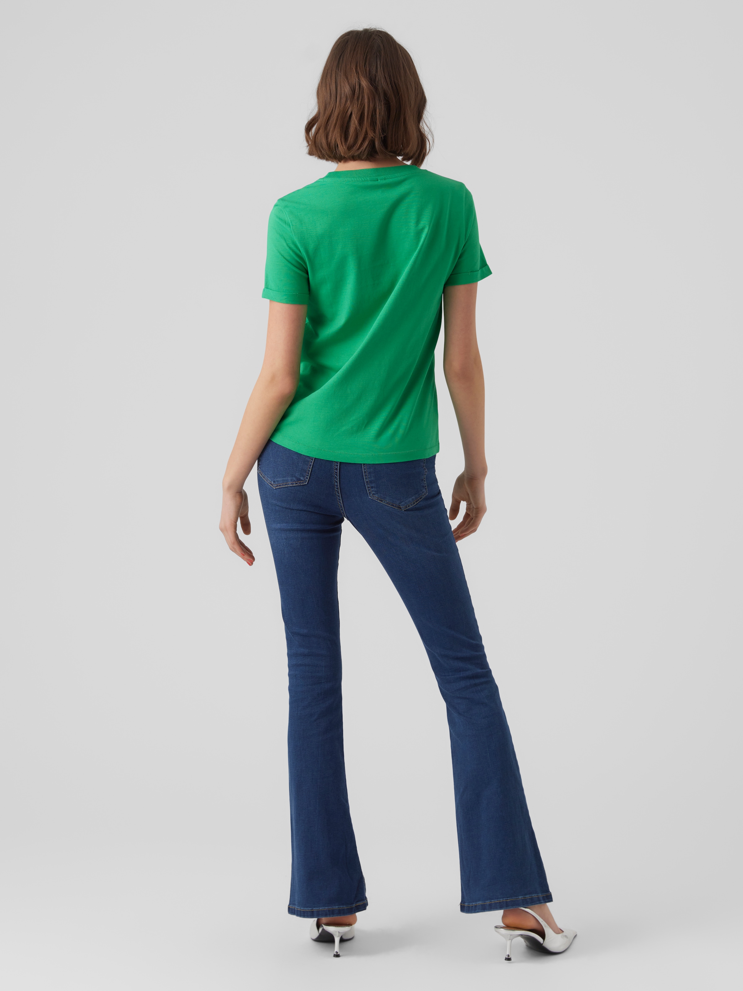 Vero Moda Kurzarmshirt »VMPAULA S/S T-SHIRT  NOOS« Baumwolle, regular fit