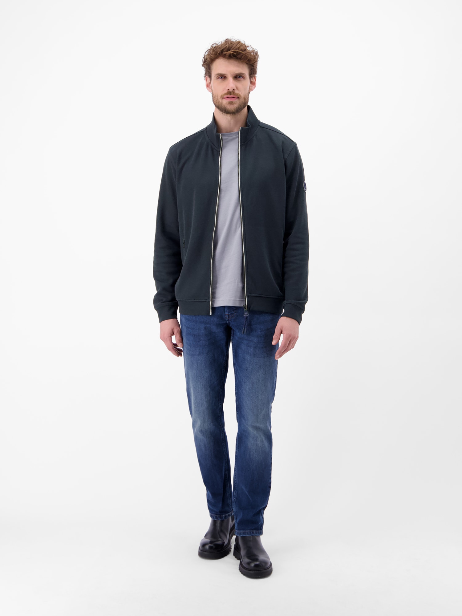 LERROS Sweatjacke »Basic Sweatjacke FOR EVERY DAY«