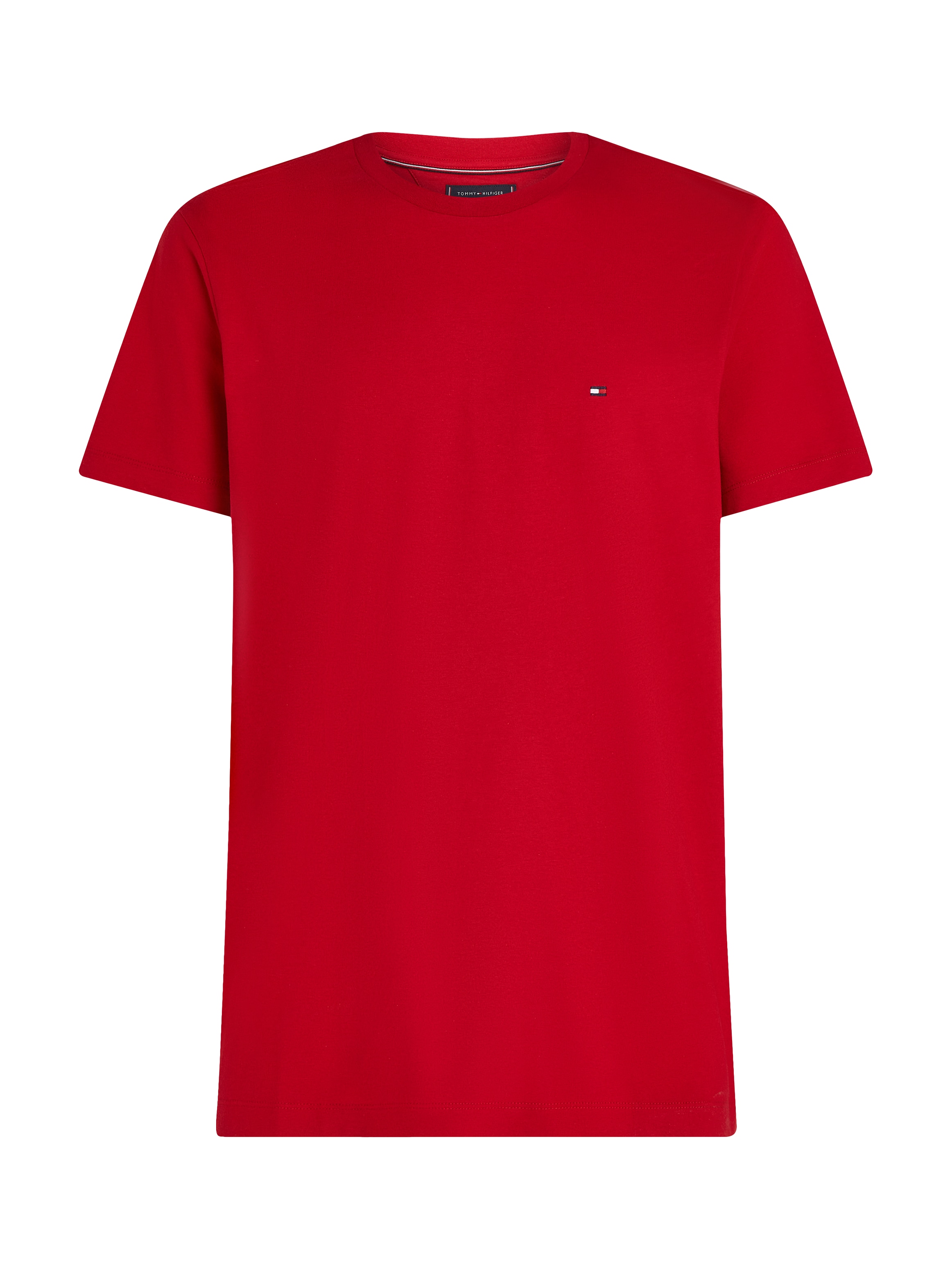 Tommy Hilfiger T-Shirt »ESSENTIAL REG FIT SOLID TEE«, mit Rundhalsausschnitt