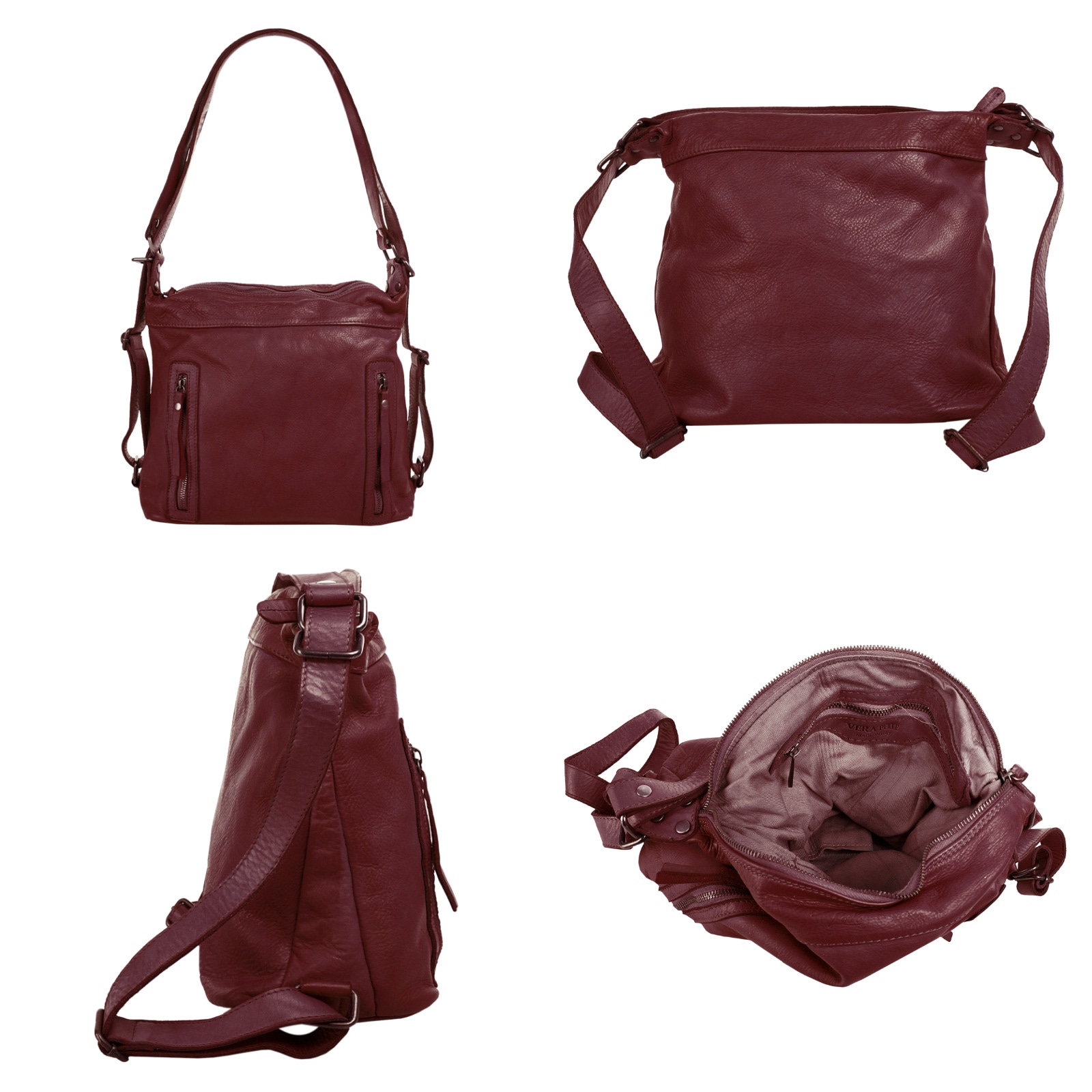 Samantha Look Shopper, echt Leder, Made in Italy