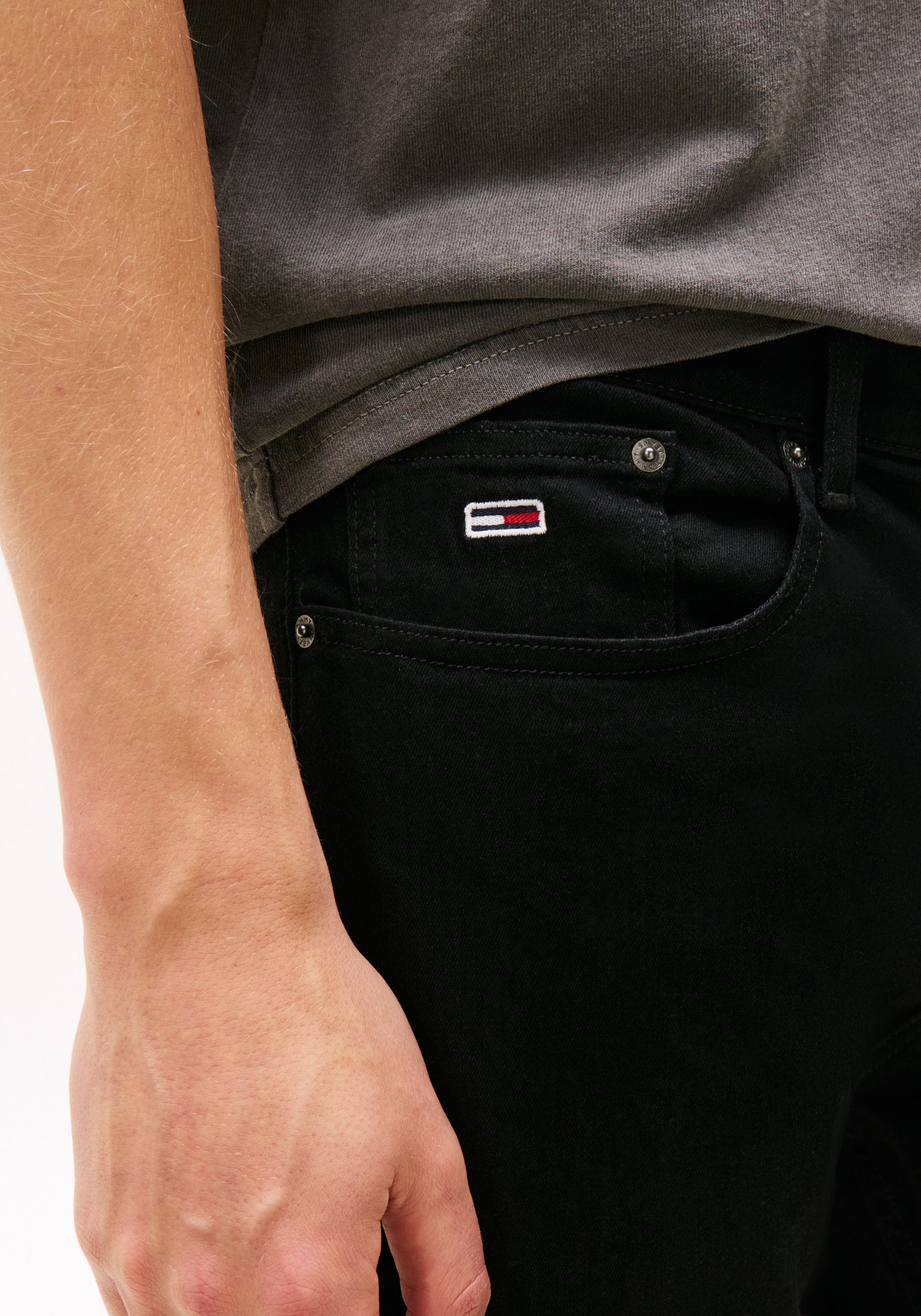 Tommy Jeans Slim-fit-Jeans »AUSTIN SLIM TPRD«, schmal zulaufendes Bein