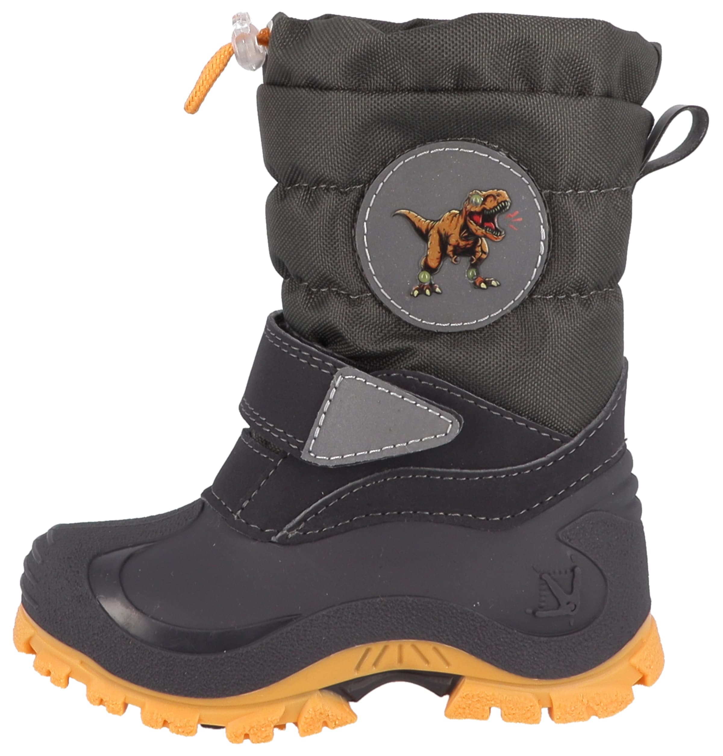 Lurchi Snowboots »Flax, Blinkschuh«  Winterstiefel mit Dino-Aufnäher, Größenschablone zum Download
