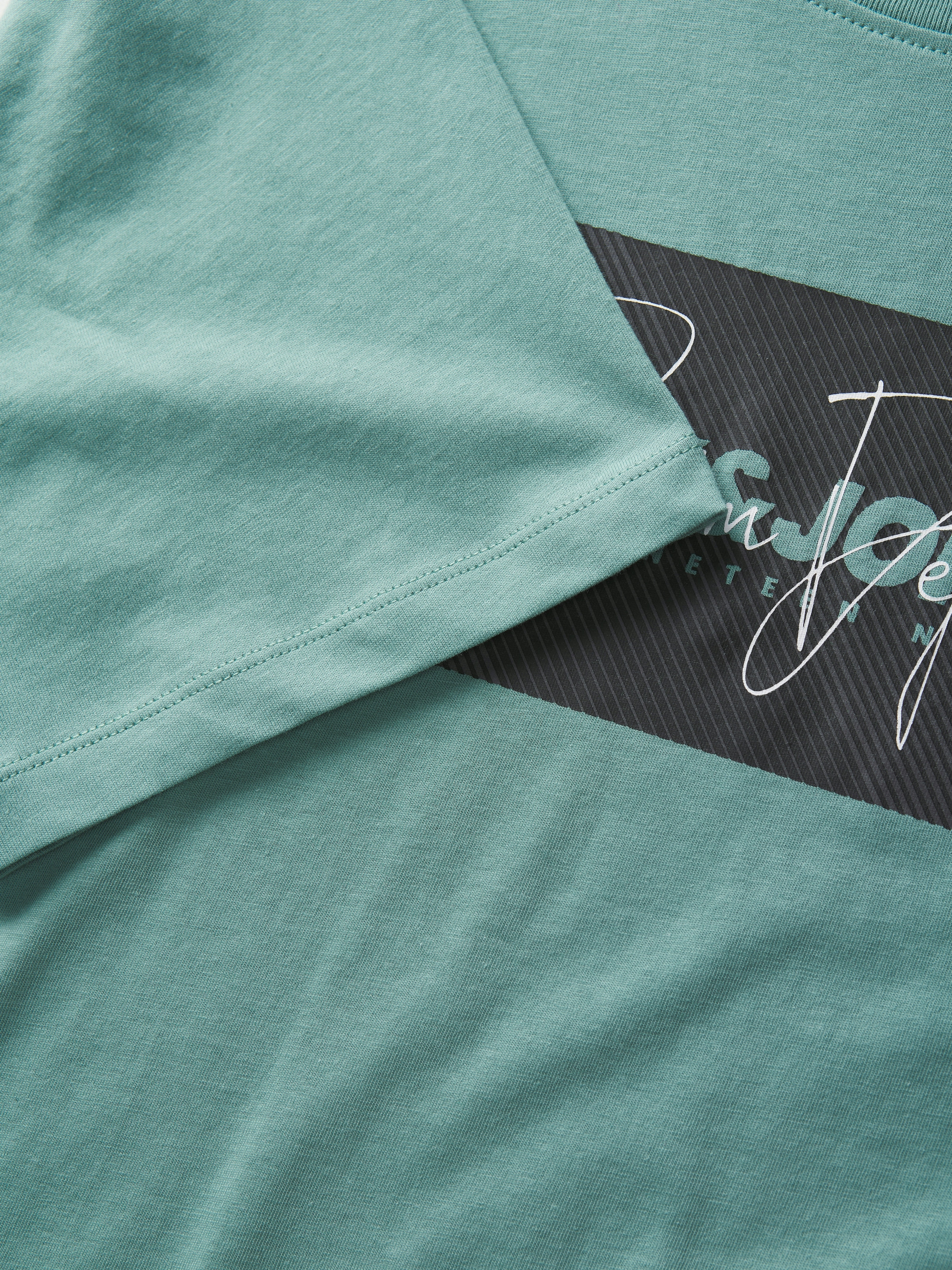 Jack & Jones Rundhalsshirt »JJCOLE PRINT TEE SS CREW NECK«