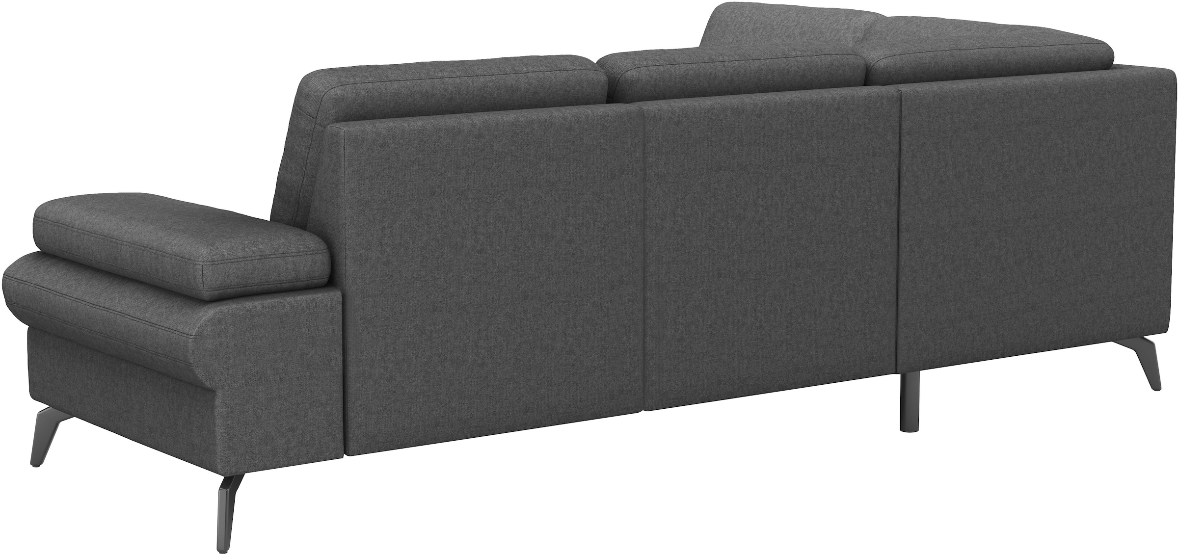 sit&more Ecksofa »Morris Jubi L-Form, B: 238 cm« mit Armteilfunktion & 1 Zierkissen, optional Bettfunktion