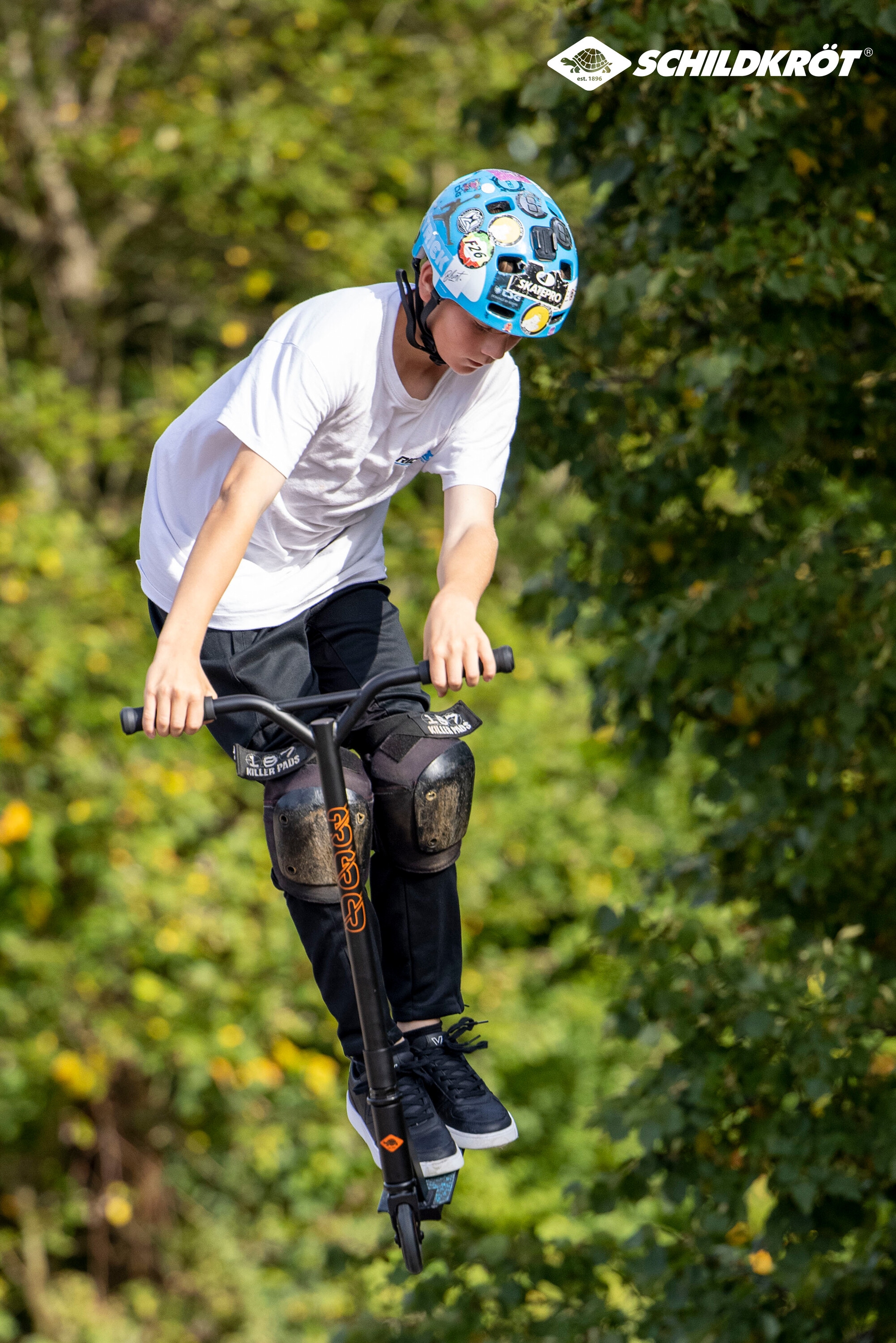 Schildkröt Stuntscooter »Stunt Scooter 360 Space (black-orange)«