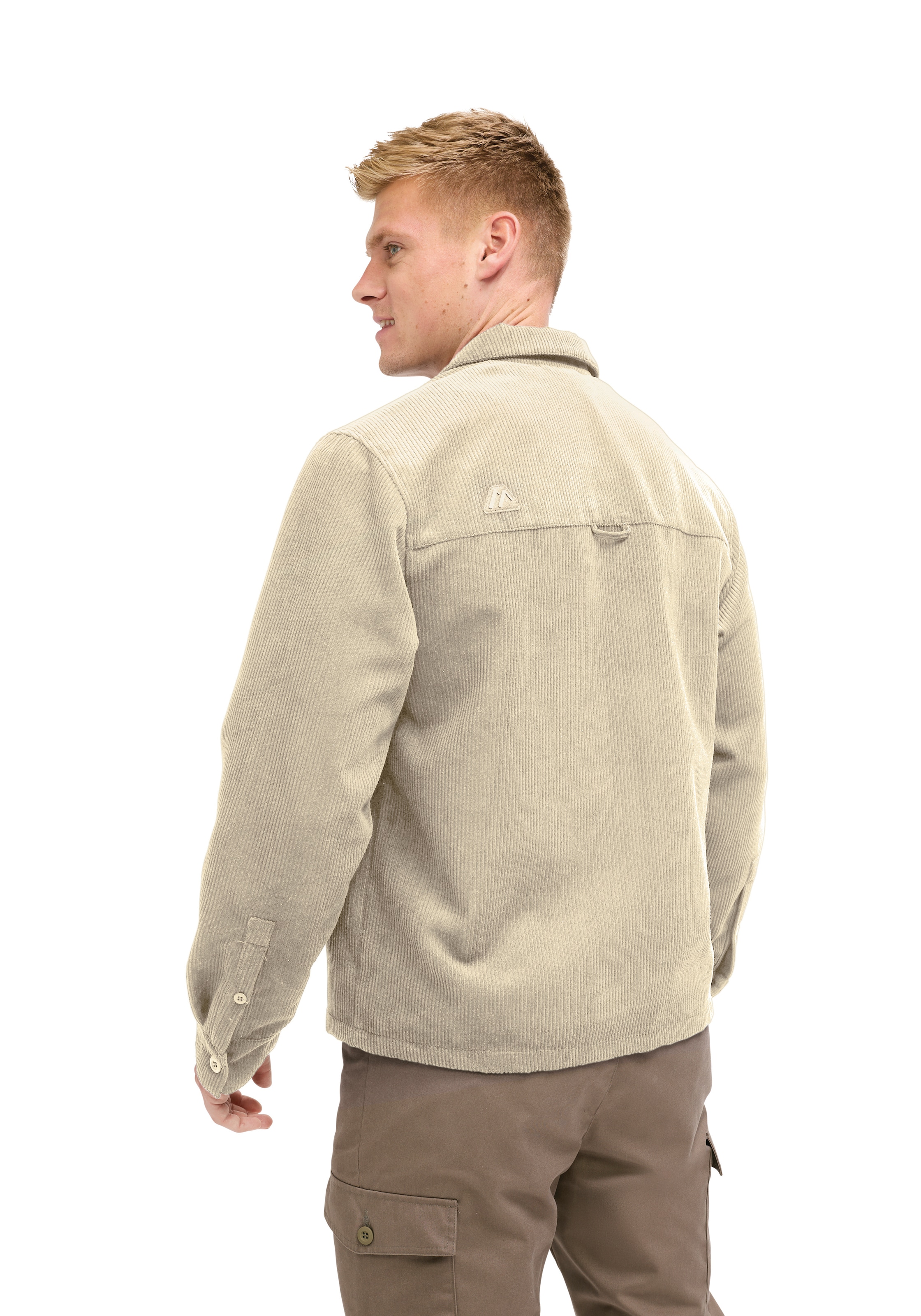 Maier Sports Funktionshemd »Wellcord M« Herren Cordhemd, modernes Hemd mit 2 Brusttaschen, Comfort Fit