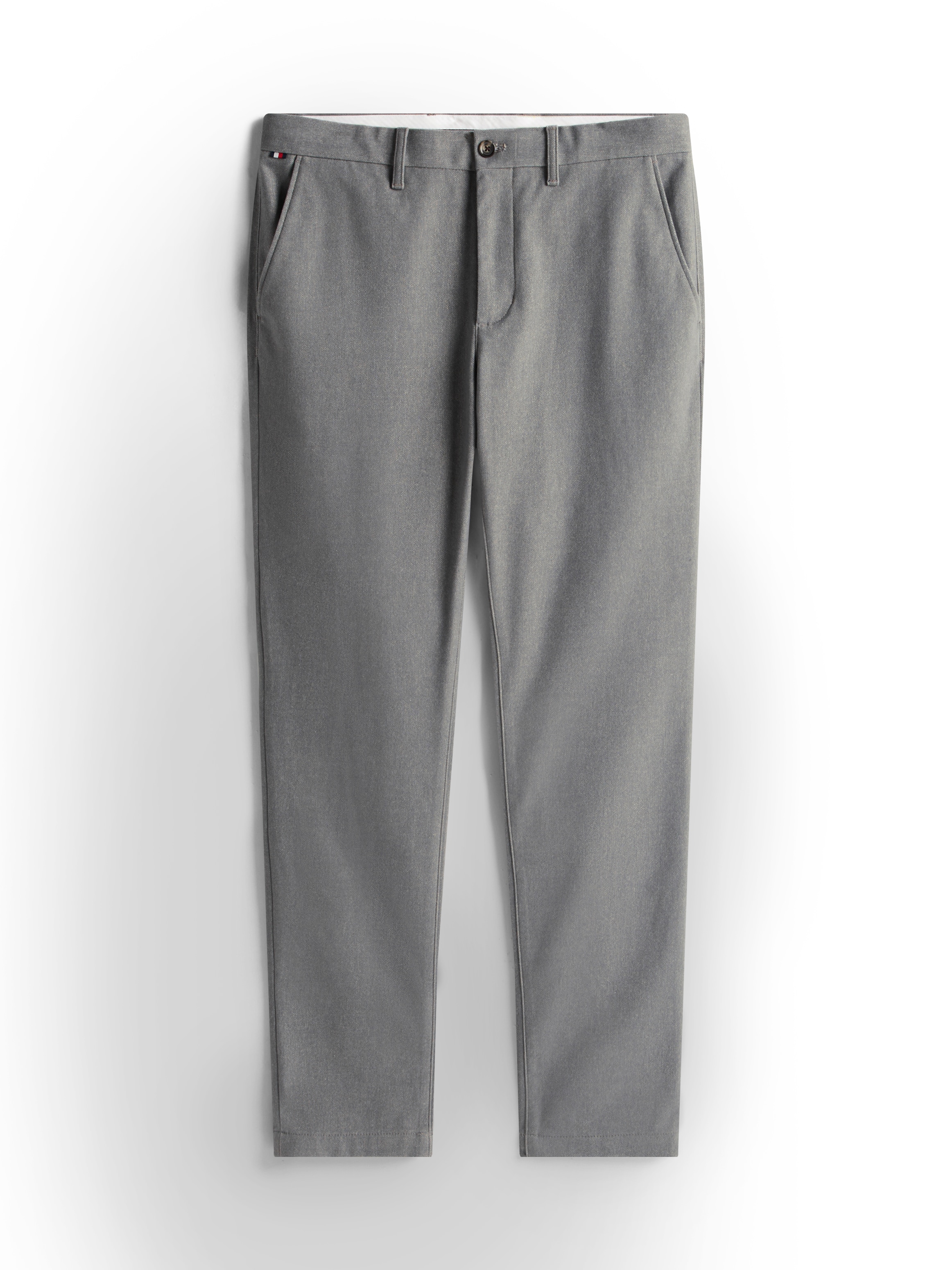 Tommy Hilfiger Chinohose »BLEECKER BRUSHED MARL«, Slim Fit, gebürstete Melangeoptik