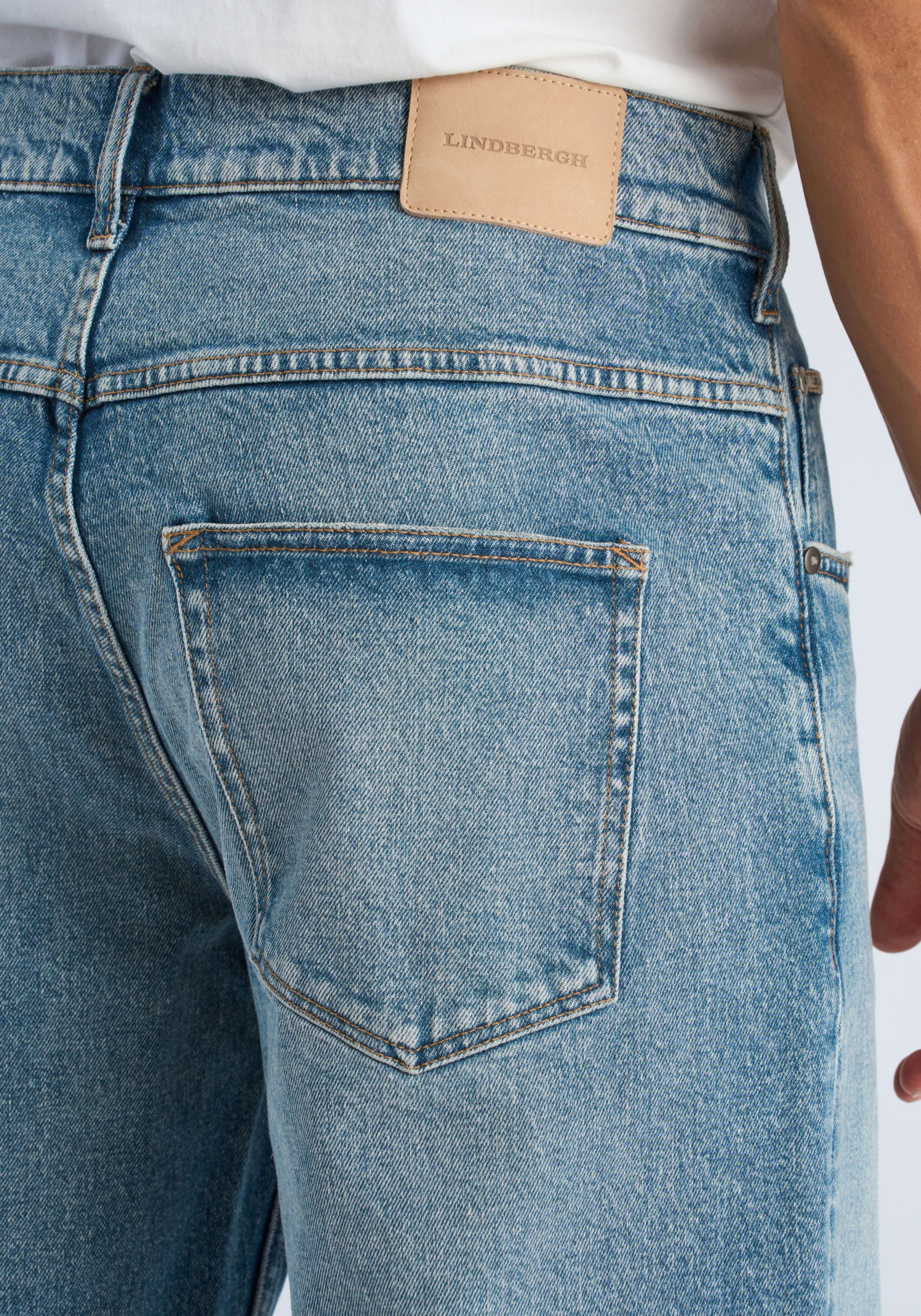 LINDBERGH 5-Pocket-Jeans Extra loose fit / Mit Stretch
