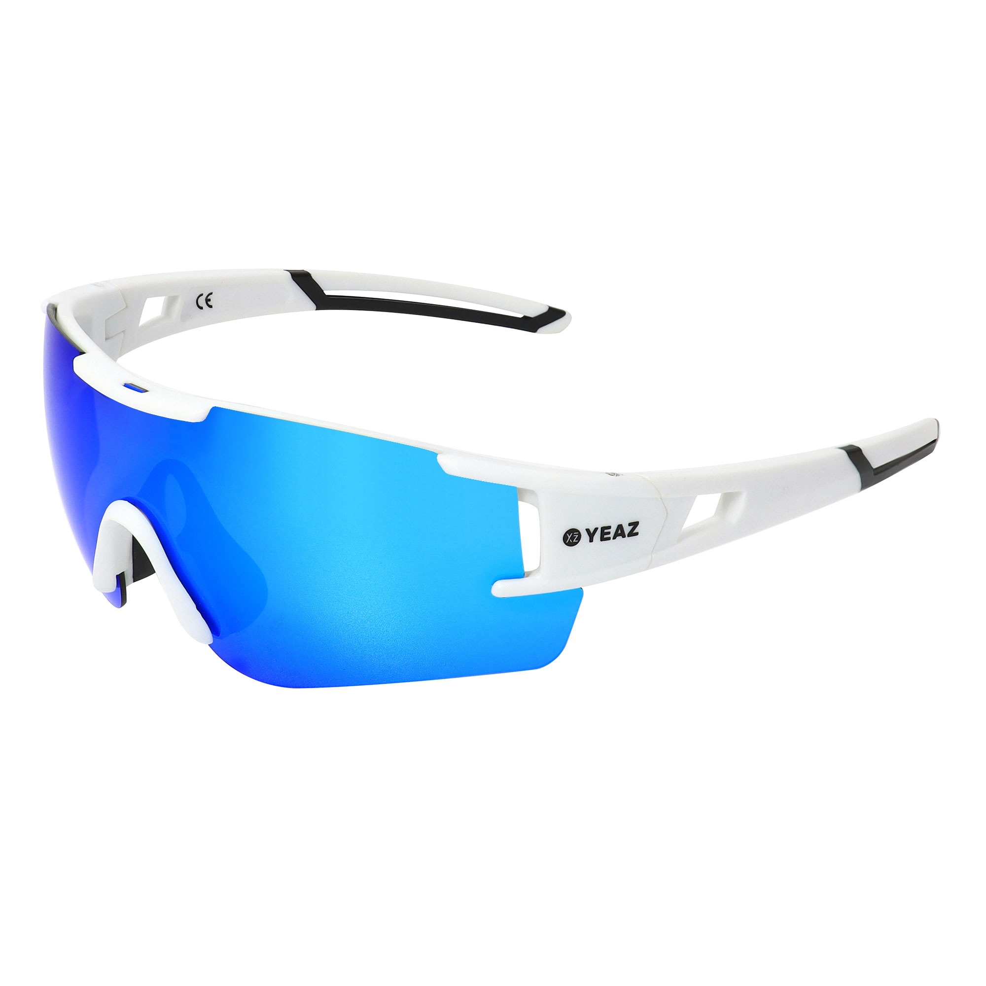 Sonnenbrille »Sport-Sonnenbrille Bright White/Blue SUNBLOW«