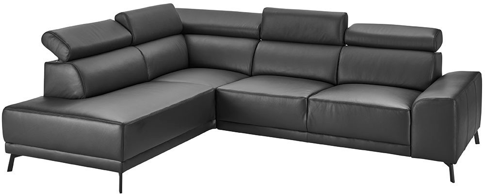 3C Candy Ecksofa »Greve modern und bequem, inkl. manueller Kopfteilverstellung, L-Form«, wahlweise mit motorischem Sitzvorzug