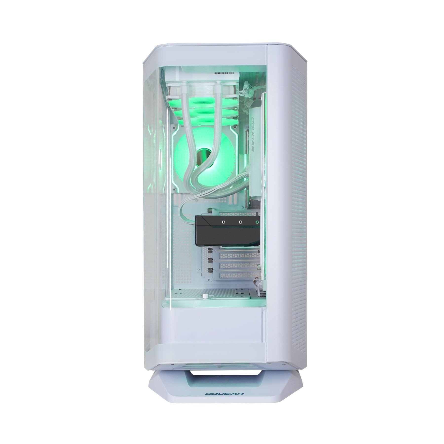 Cougar Gaming-PC-Komplettsystem »FV270 WT SET2677 Intel Core Ultra 5 245KF RTX 5070 32GB DDR5 1TB SSD« 32 ″ Intel® Core Ultra 5 GeForce RTX™ 5070 32 GB RAM 1.000 GB SSD Windows 11, DDR5 RAM