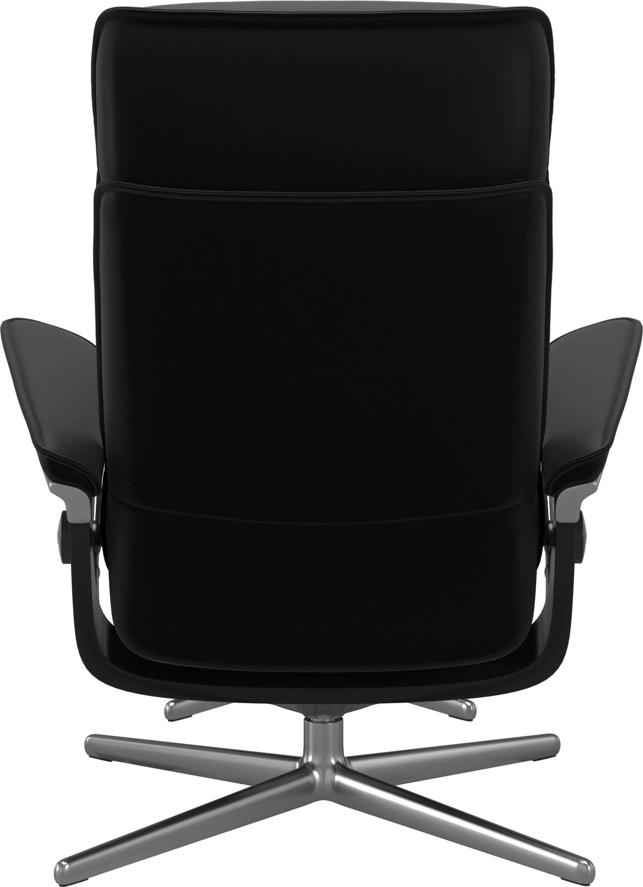 Stressless® Fußhocker »Admiral« mit Cross Base, Größe M & L, Holzakzent Schwarz