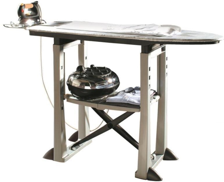 Bischof Bama Bügelbrett »Trend« Bügelfläche 113 cmx40 cm hochwertiger Kunststoff, Made in Italy in grau