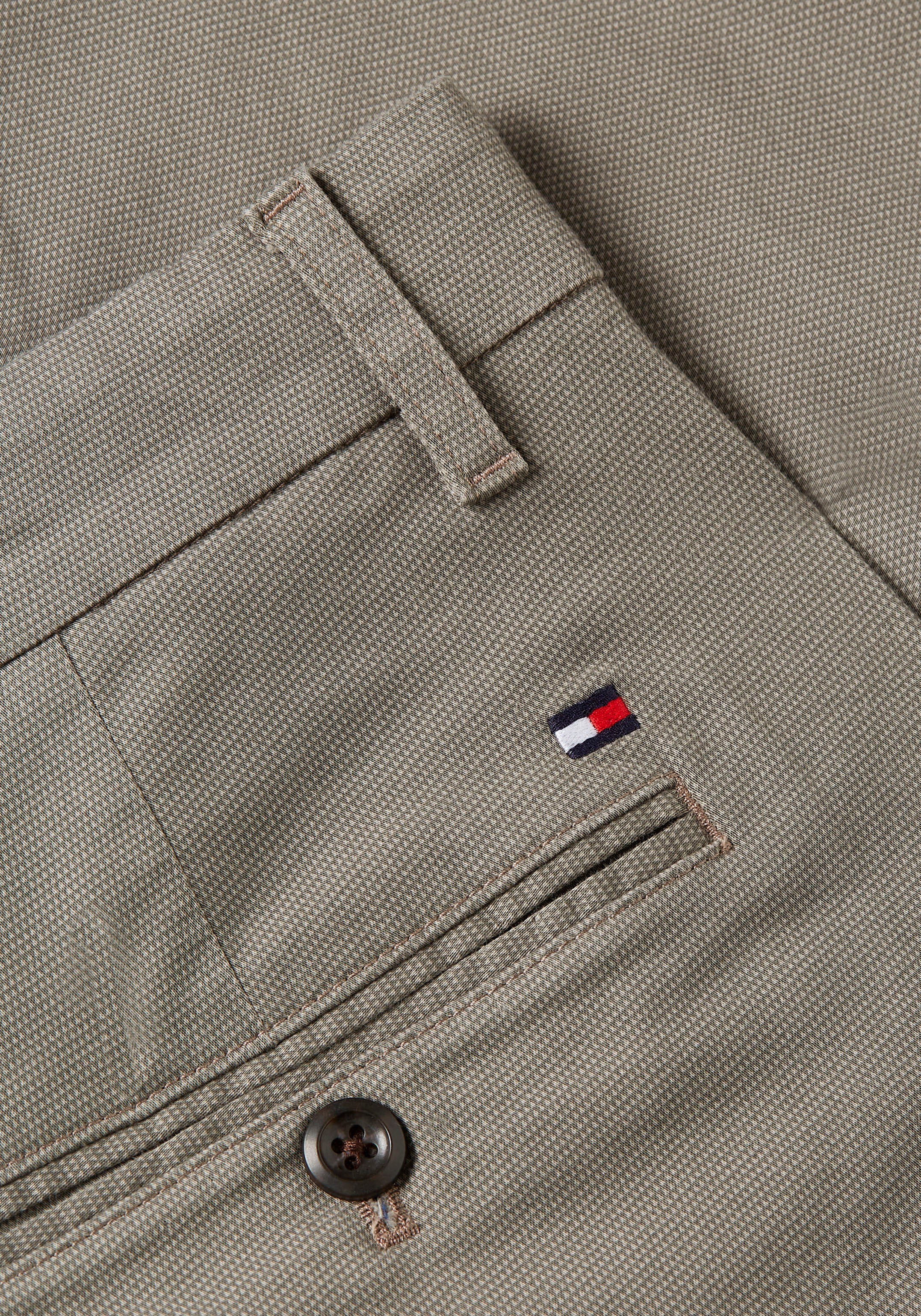 Tommy Hilfiger Chinohose »CHINO BLEECKER PRINTED STRUCTURE«