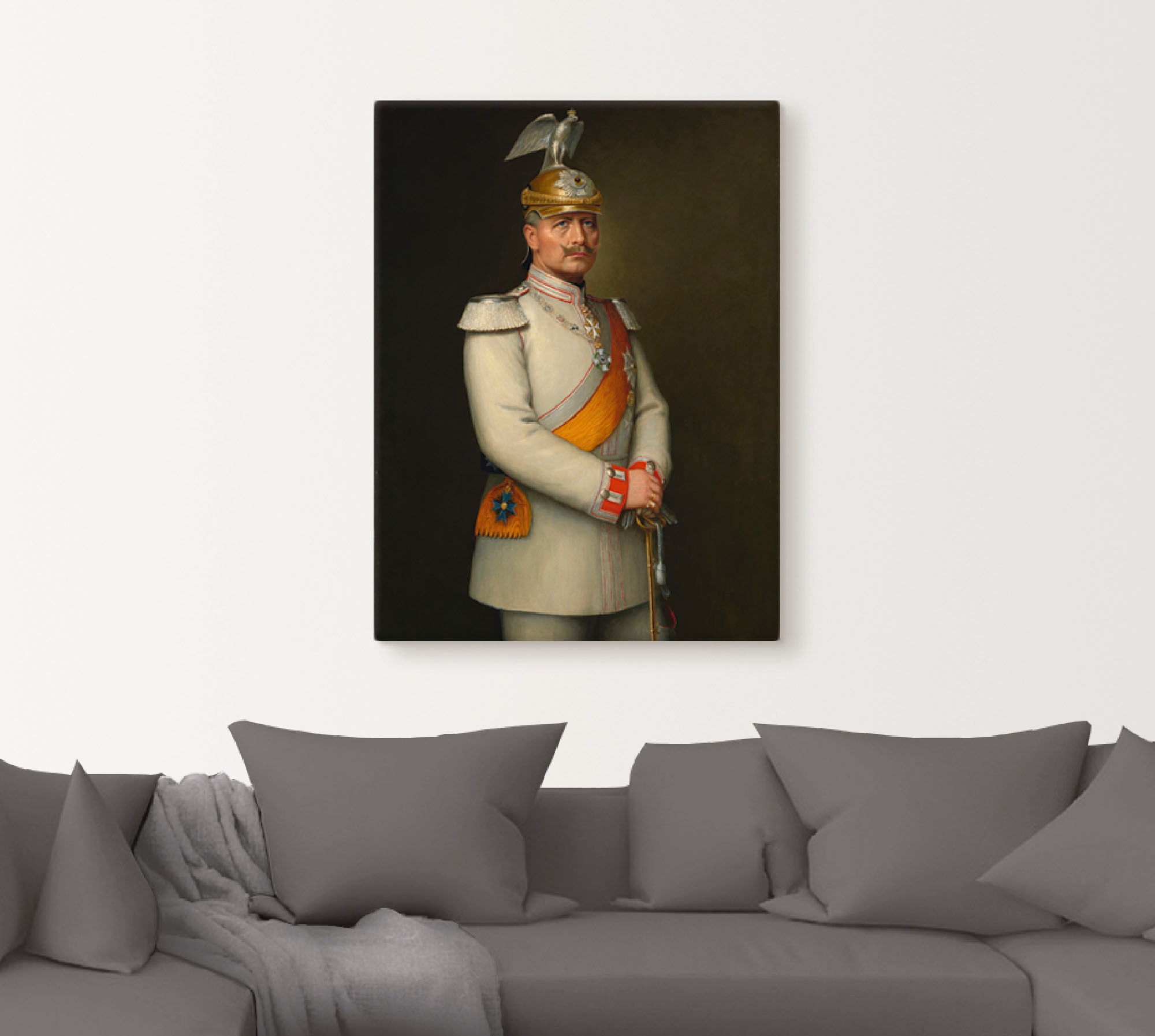 Artland Wandbild »Bildnis Kaiser Wilhelm II.«, Menschen, (1 St.), als Leinwandbild, Wandaufkleber in verschied. Größen