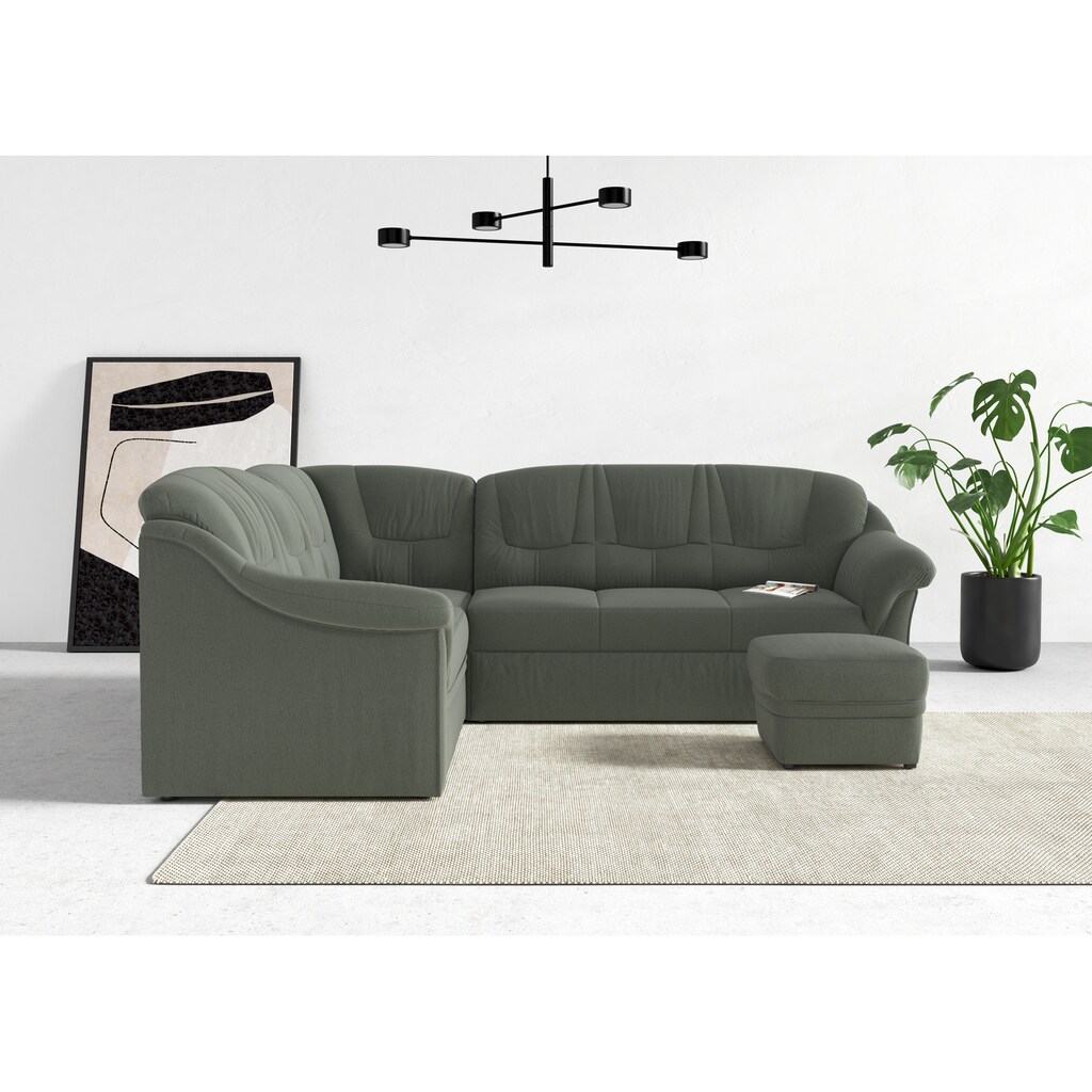 DOMO collection Ecksofa »Montana«, wahlweise mit Bettfunktion