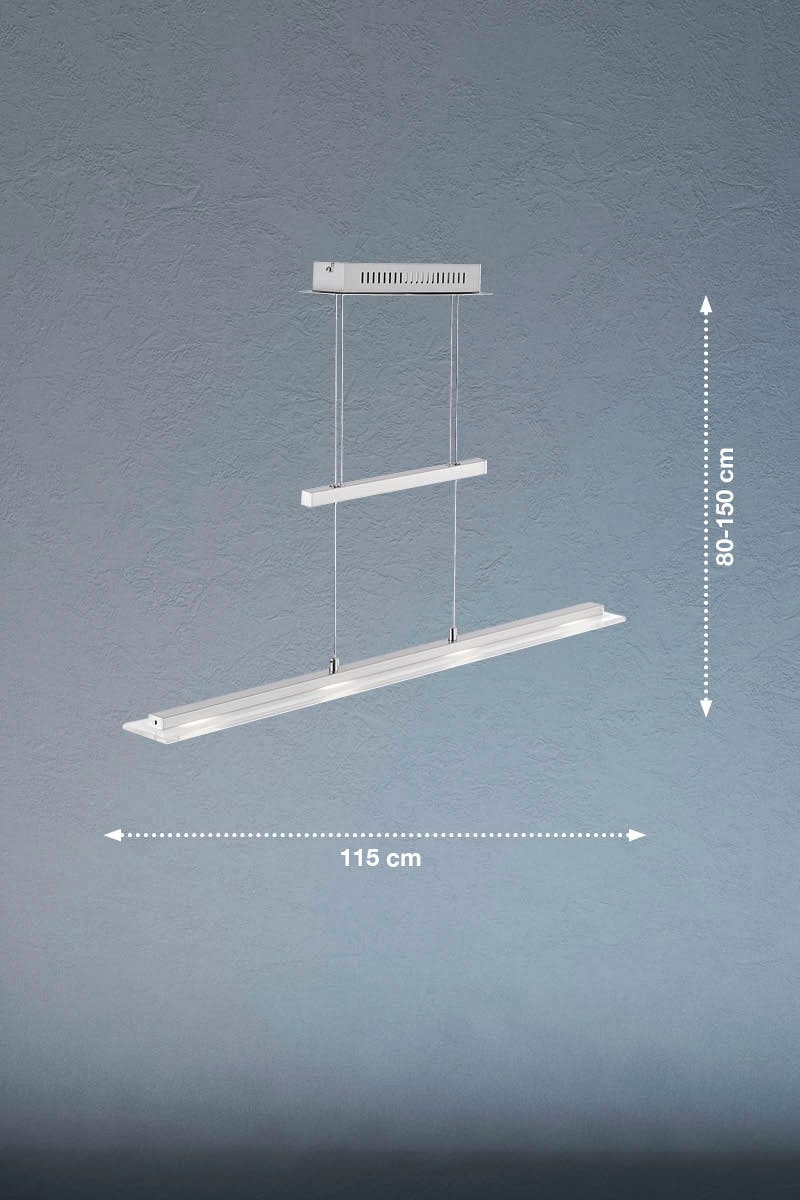 FISCHER & HONSEL Pendelleuchte »Tenso«, 1 flammig, Leuchtmittel LED-Modul | LED fest integriert, langlebige LED, dimmbar